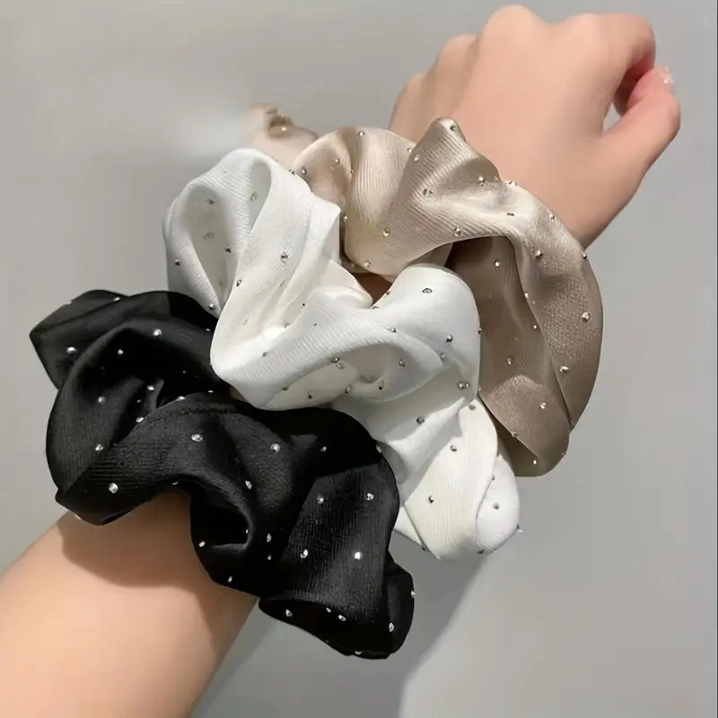 Rhinestone Hair Scrunchie