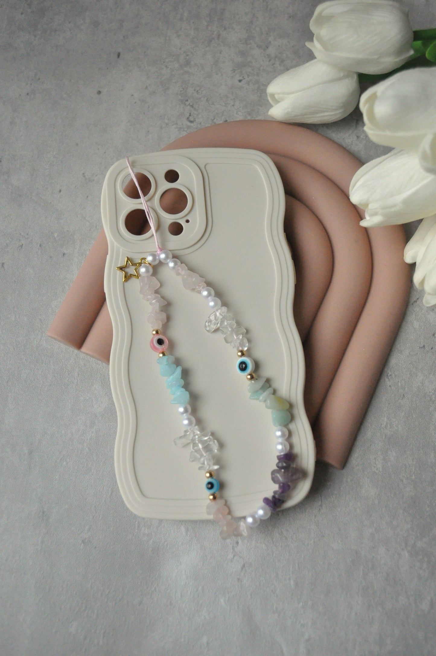 Self Love Mixed Gemstone Phone Strap