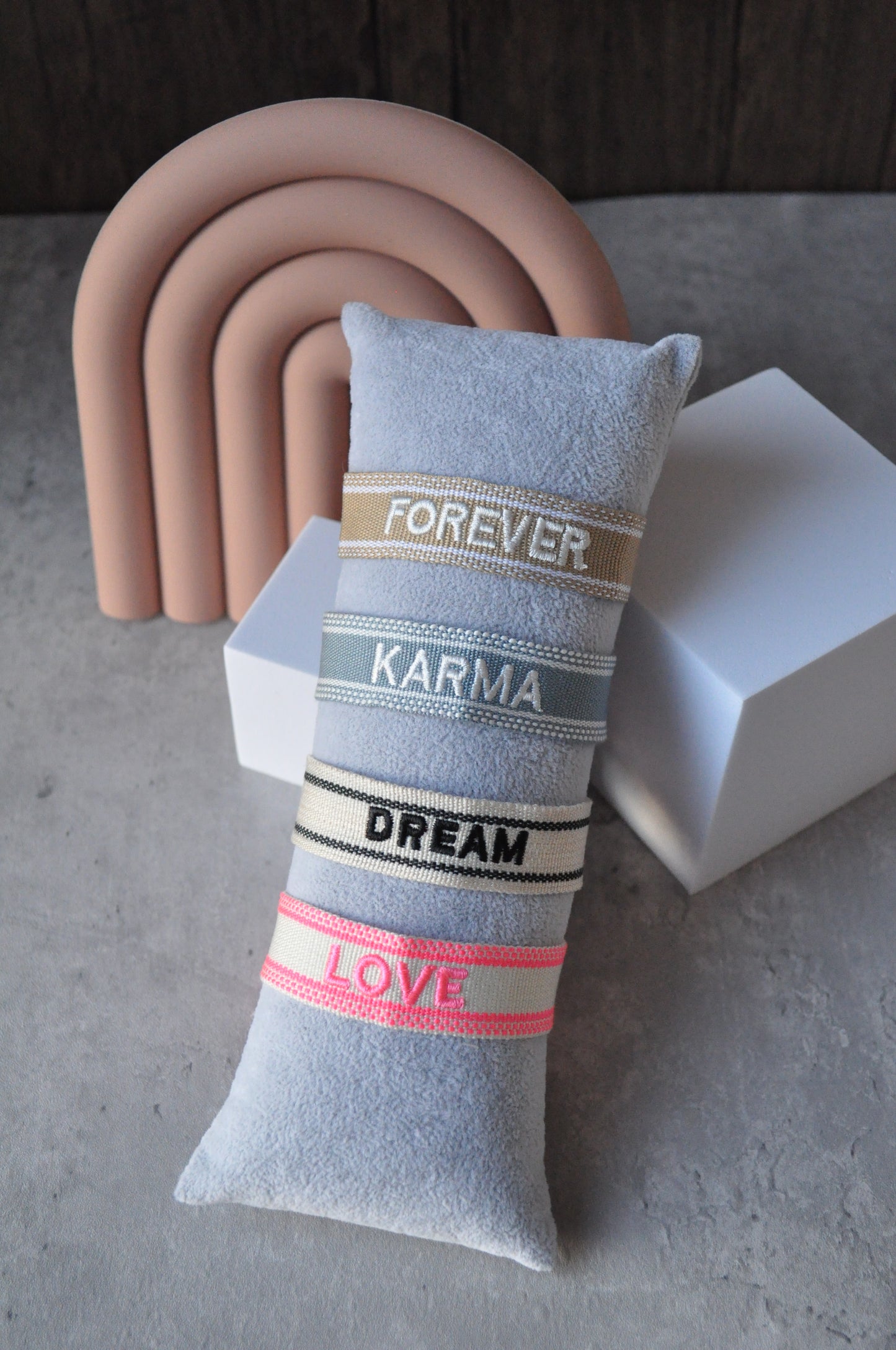 Braided Motto Bracelet
