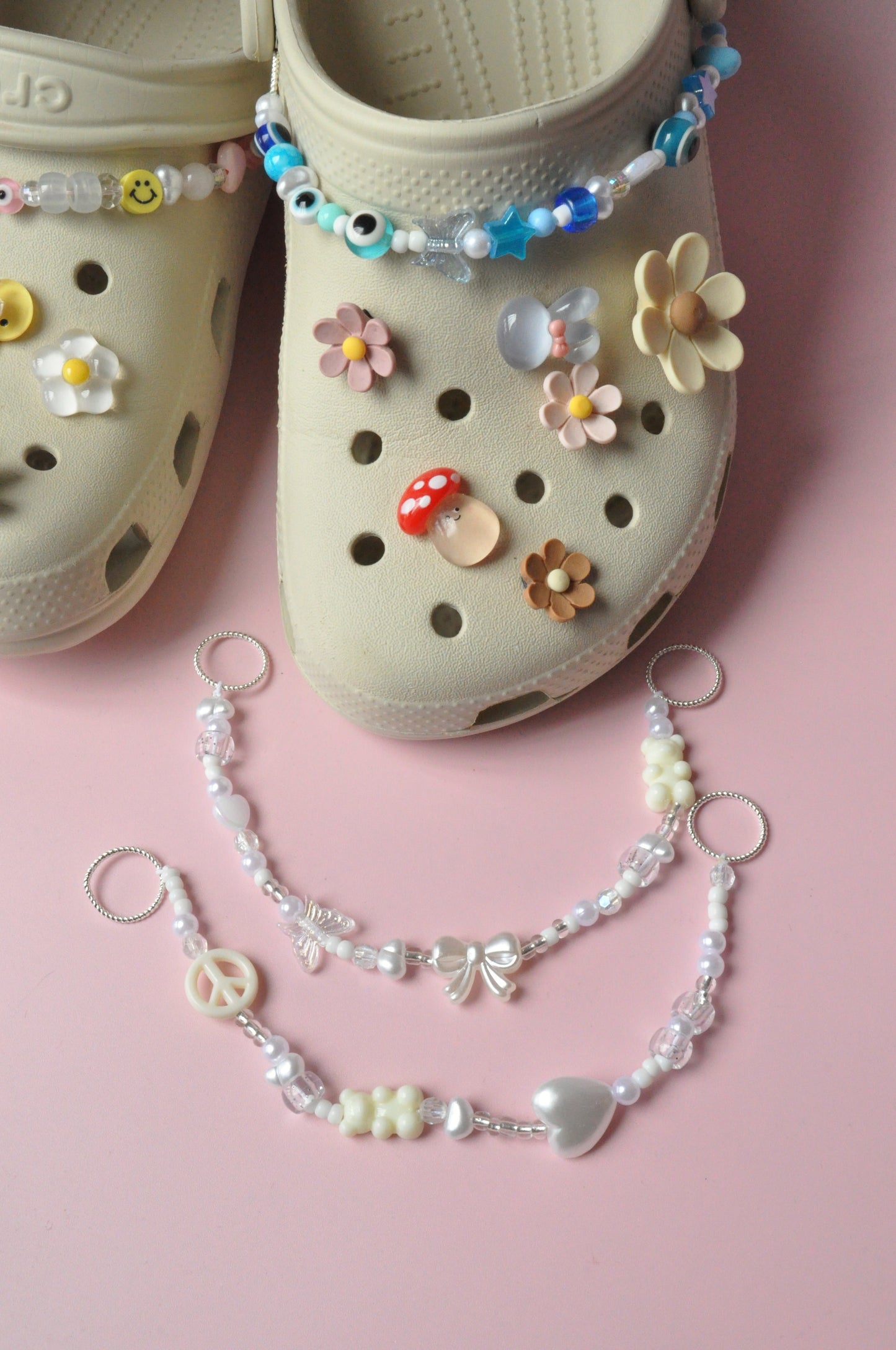 Personalised Beaded Clogs Charm