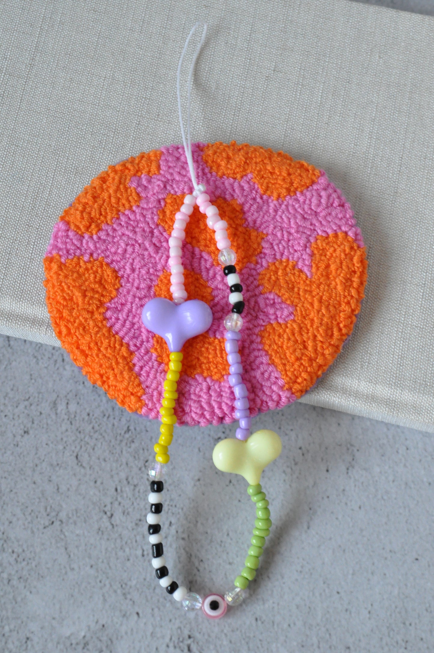Chunky Heart Phone Charm