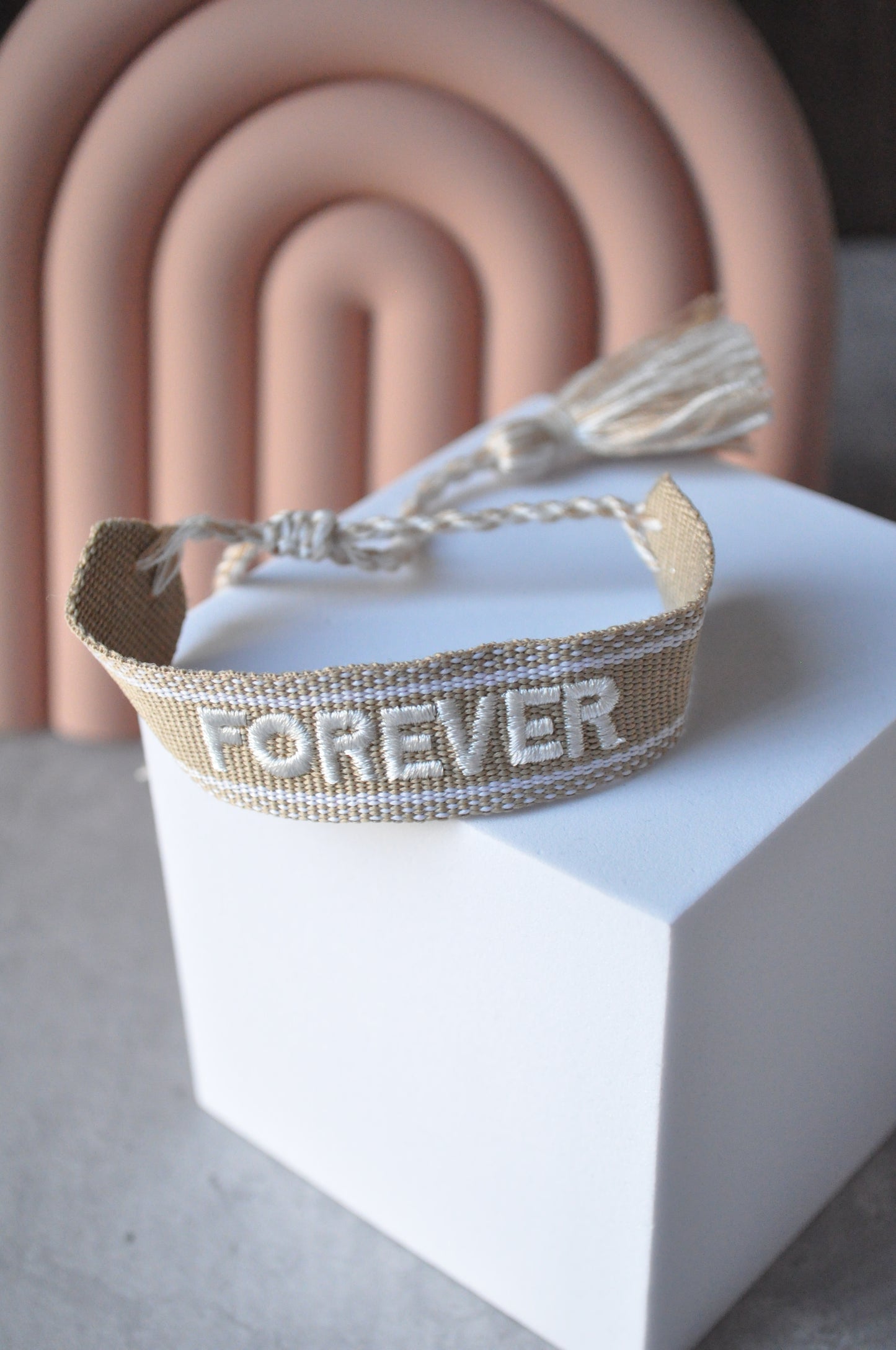 Braided Motto Bracelet
