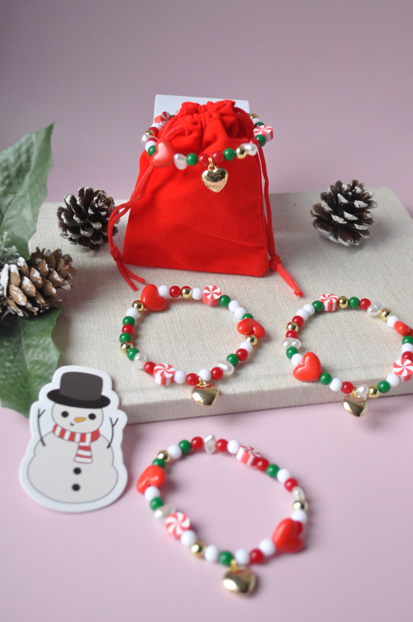 Festive Bead Bracelet