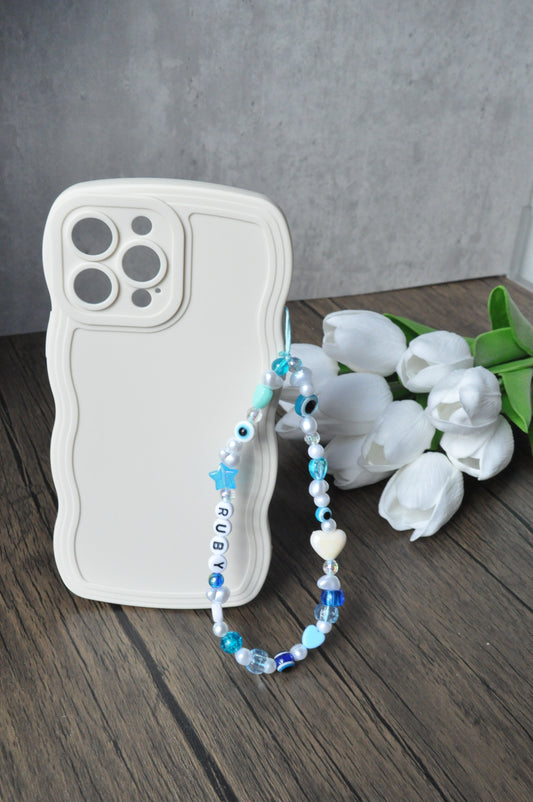 Personalised Evil Eye Phone Charm