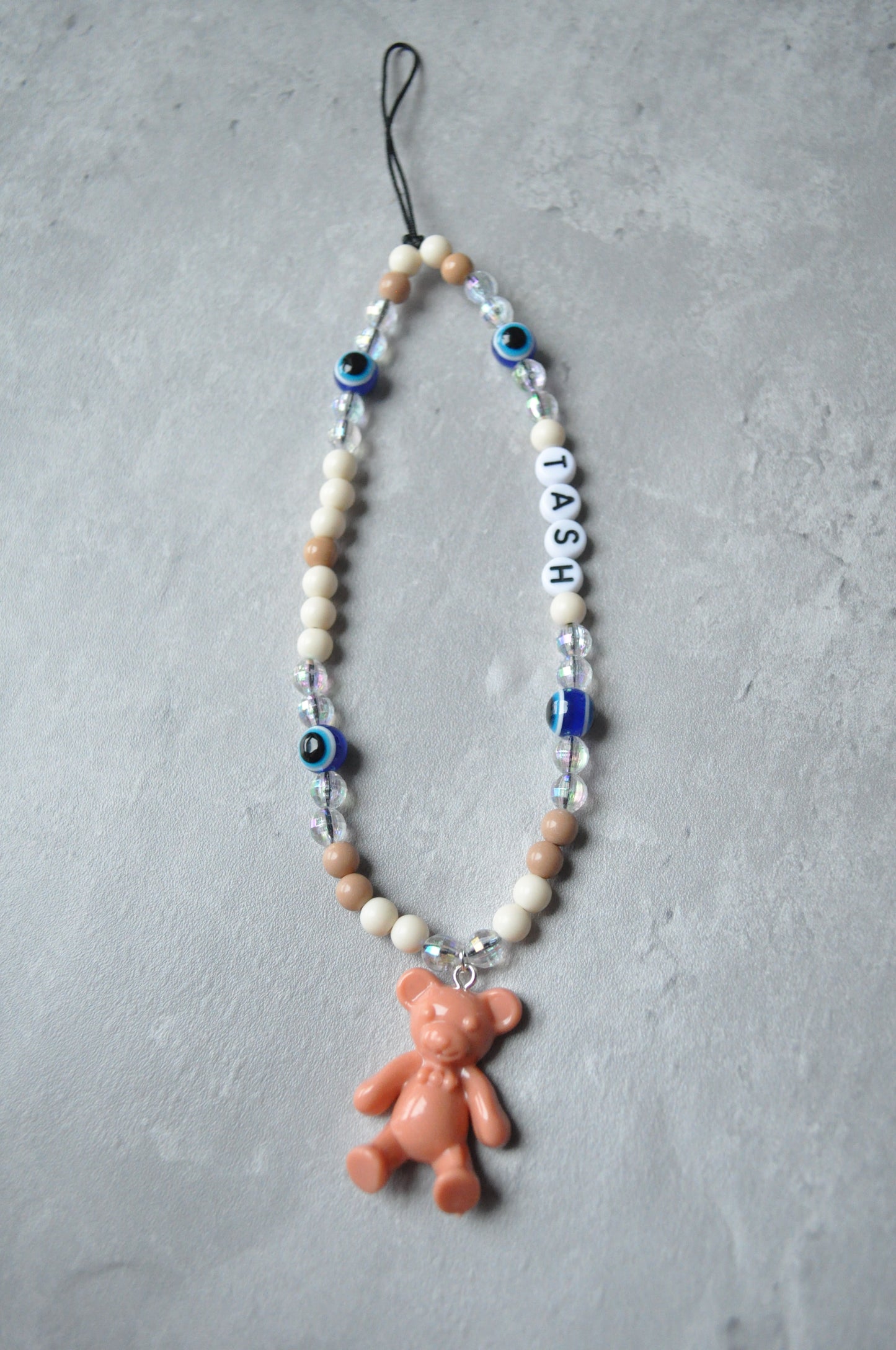 Brown Teddy Bear Phone Charm