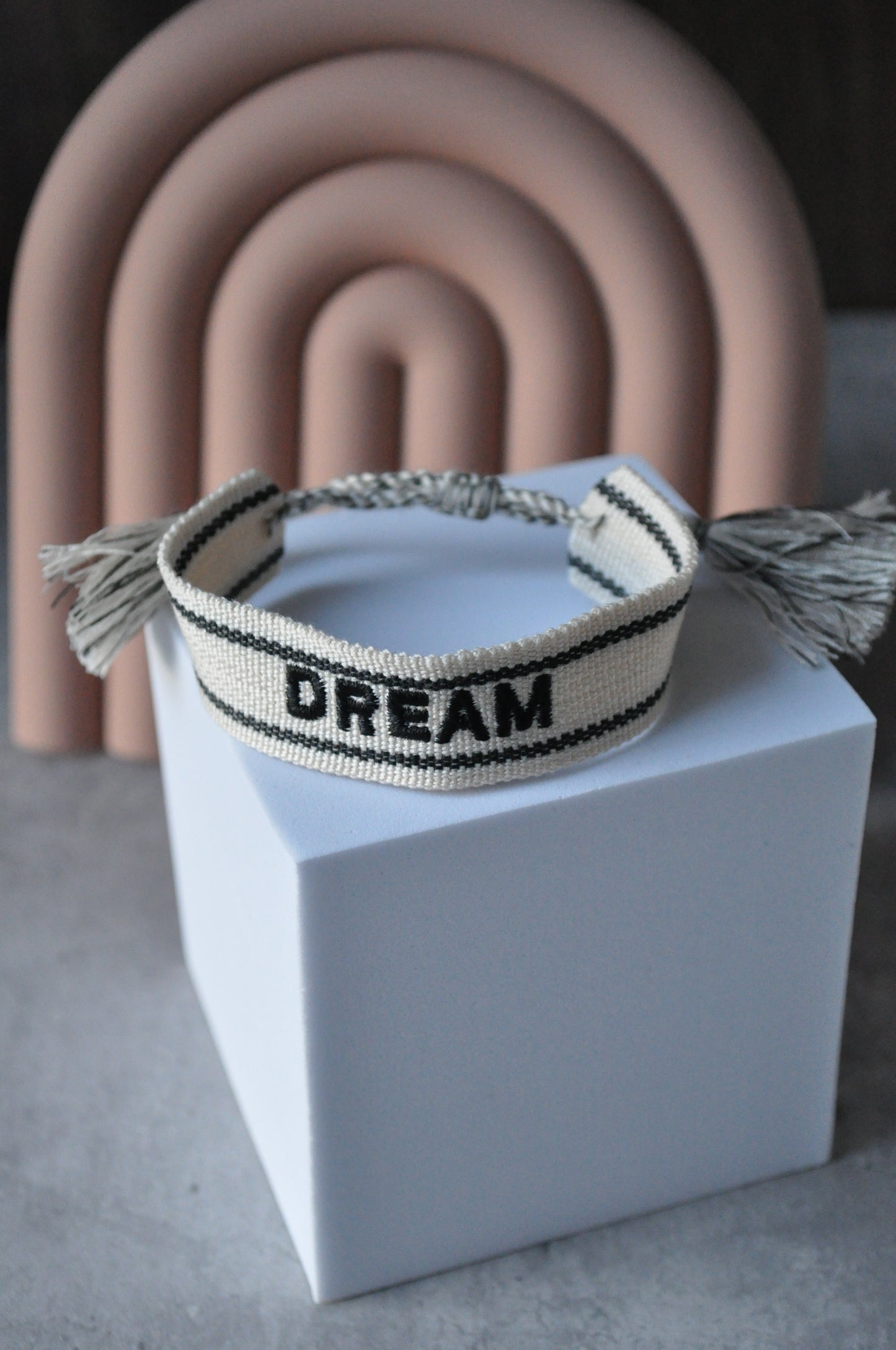 Braided Motto Bracelet