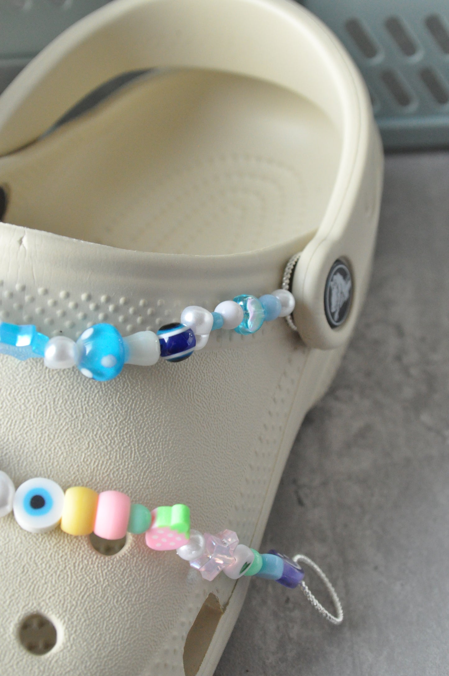 Personalised Beaded Clogs Charm