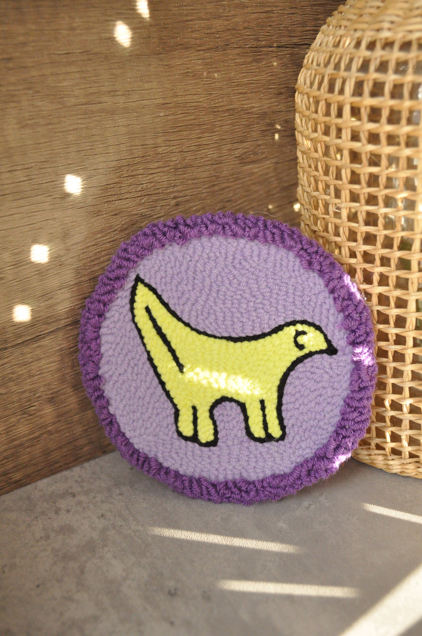 Lambanana Mug Rug