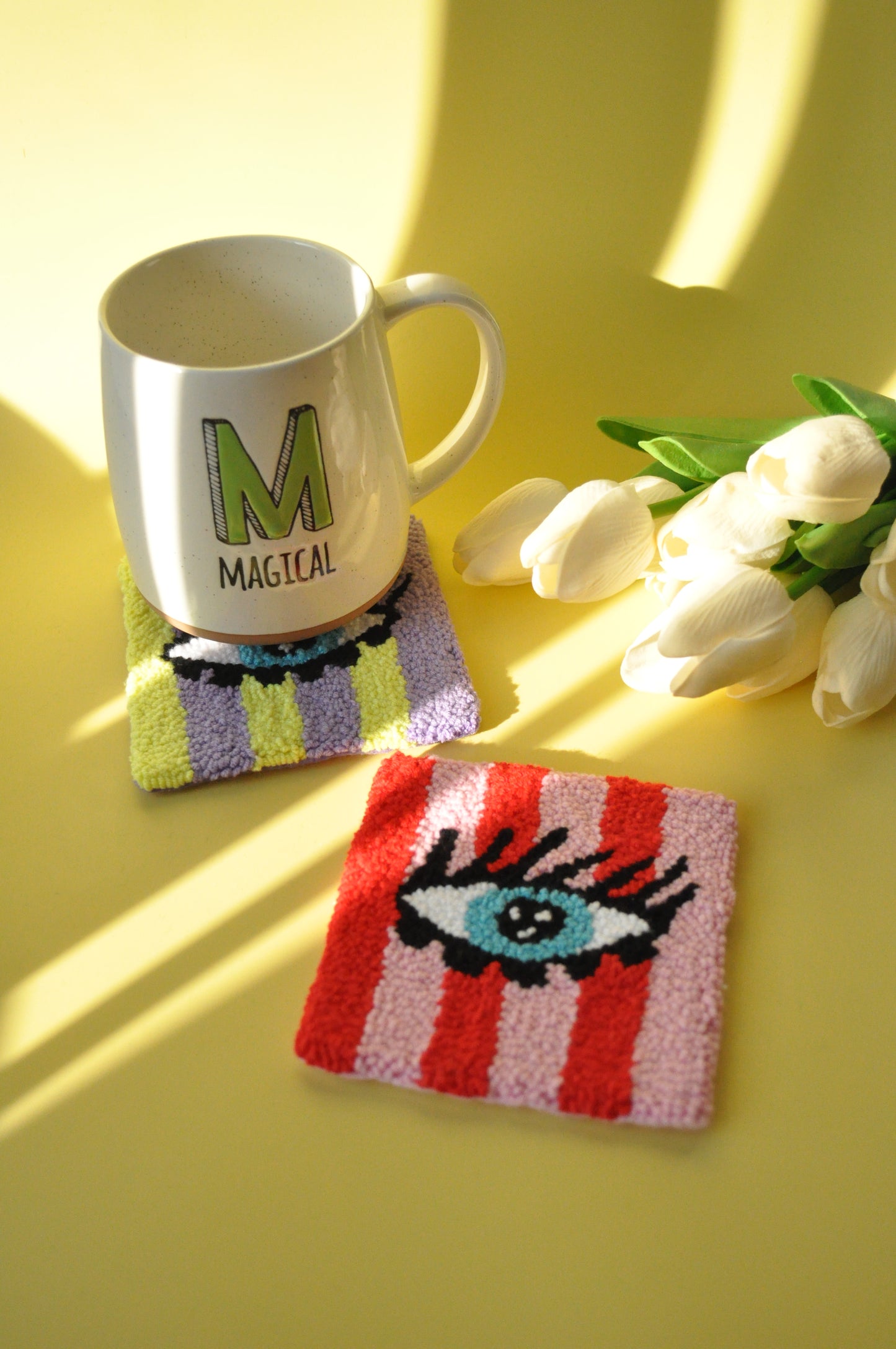 Pop Art Evil Eye Coaster