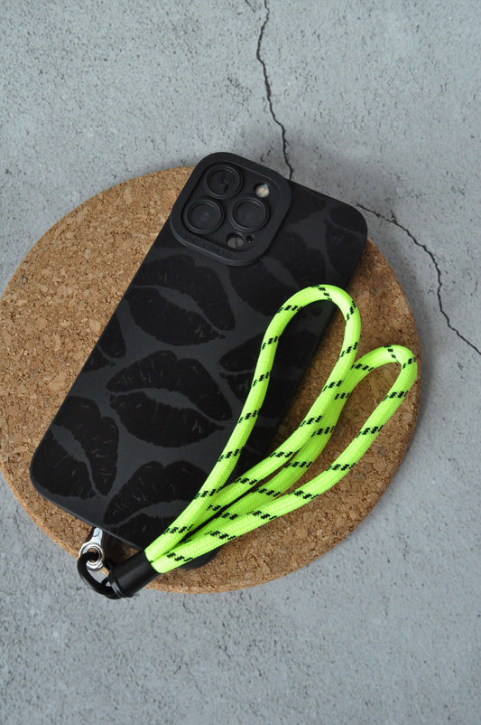 Neon Wristlet Mobile Phone Strap