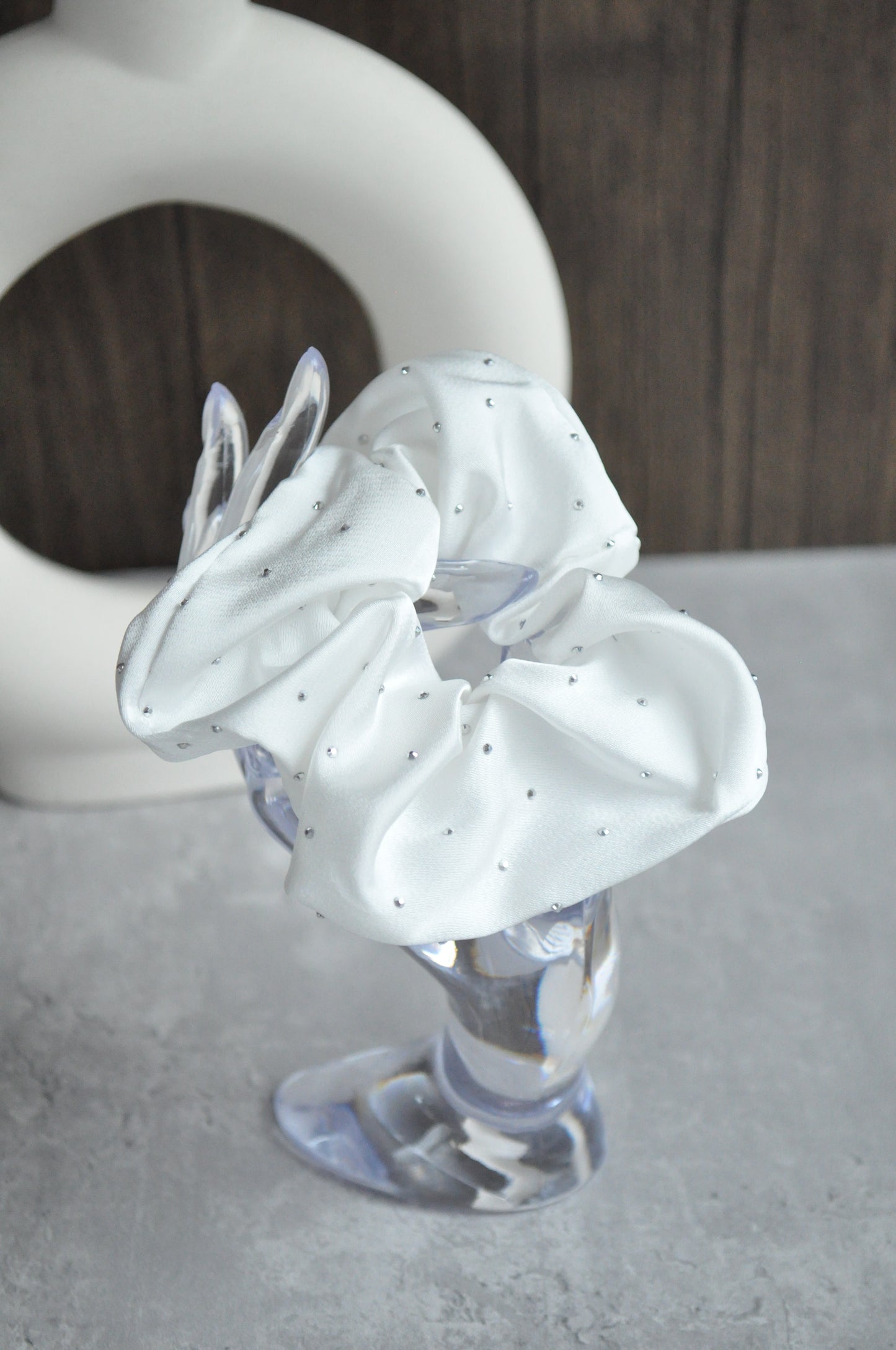 Rhinestone Hair Scrunchie
