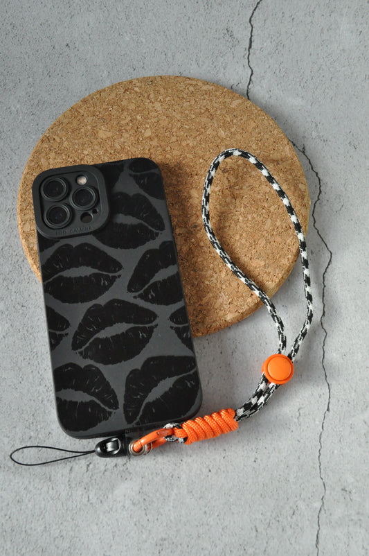 Orange Vibrant Colour Adjustable Wrist Strap