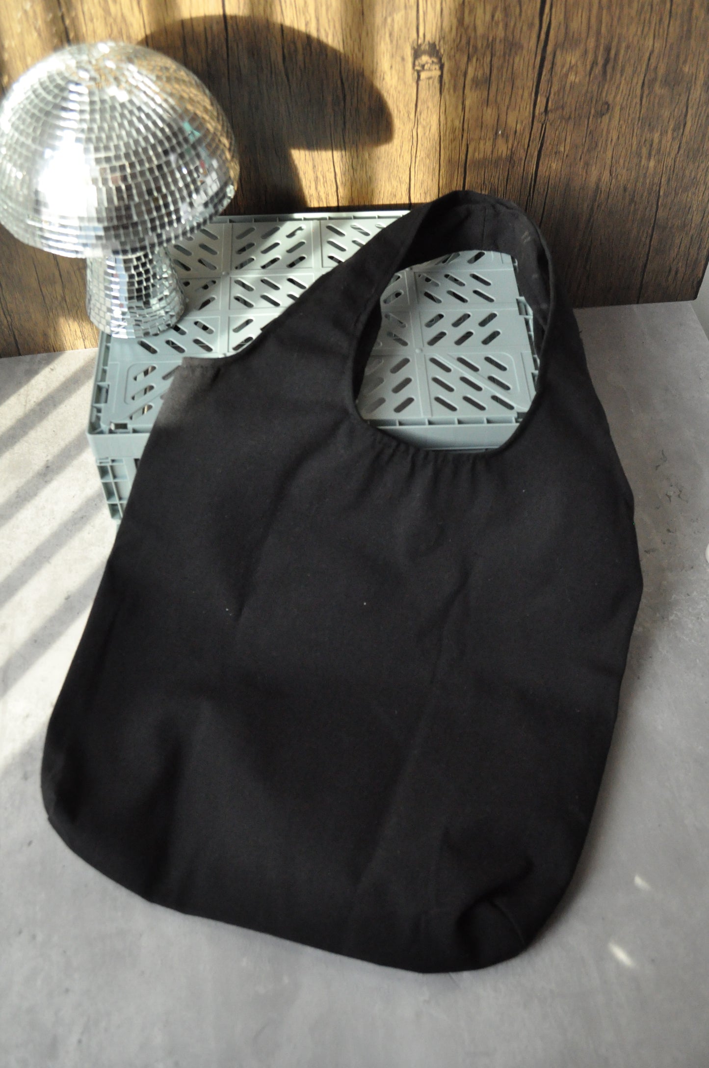 Melted Smiley Face Tote Bag
