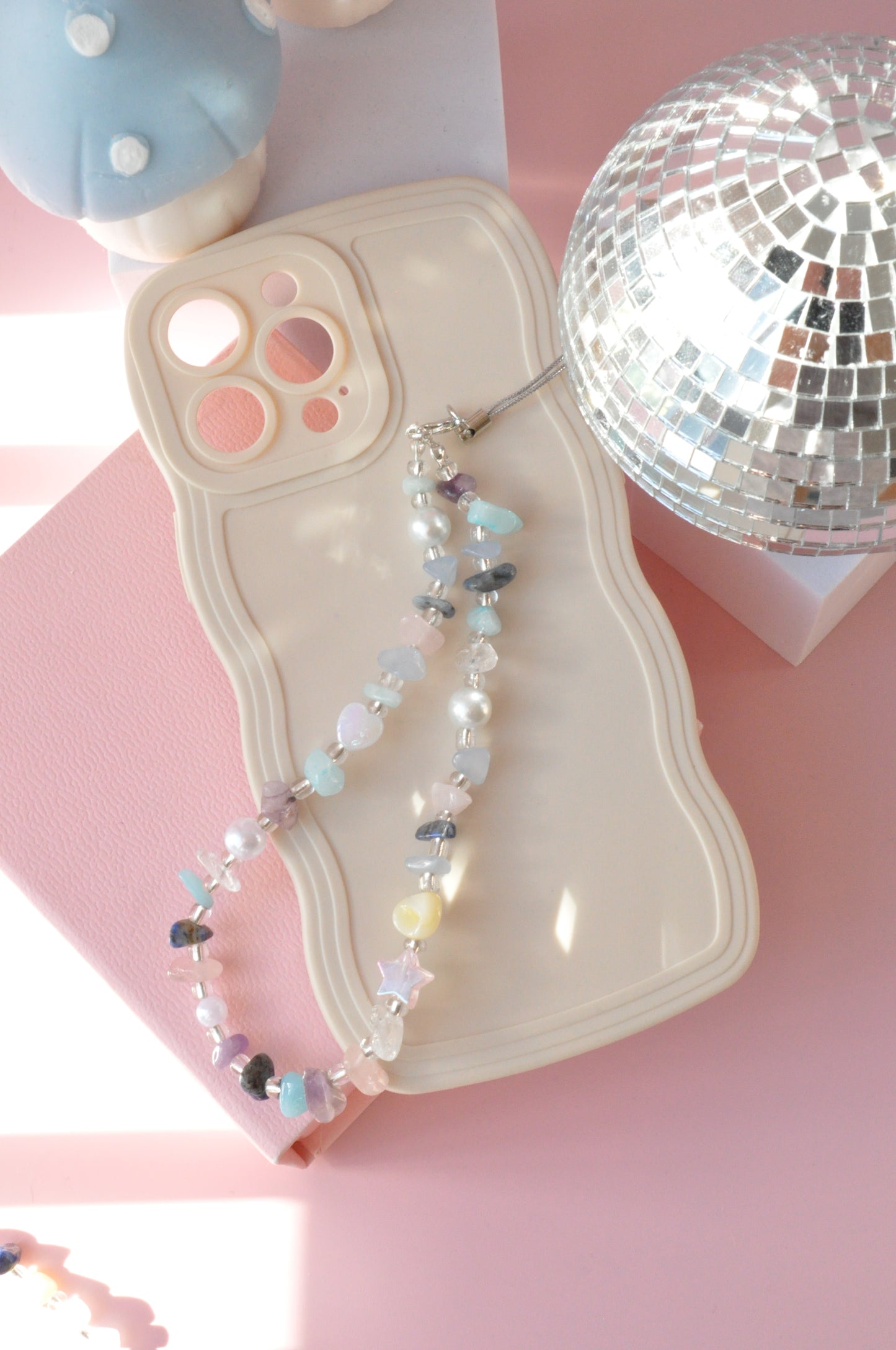 Crystal Gemstone Phone Strap