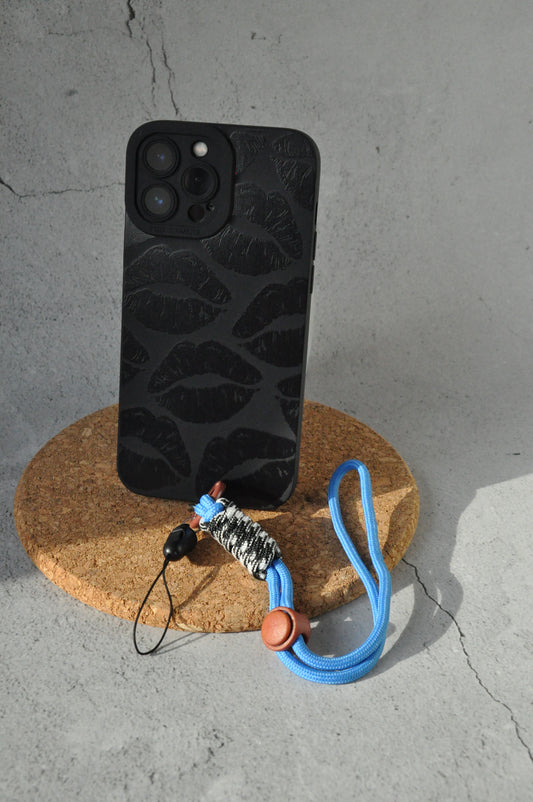 Blue Rope Adjustable Phone Strap