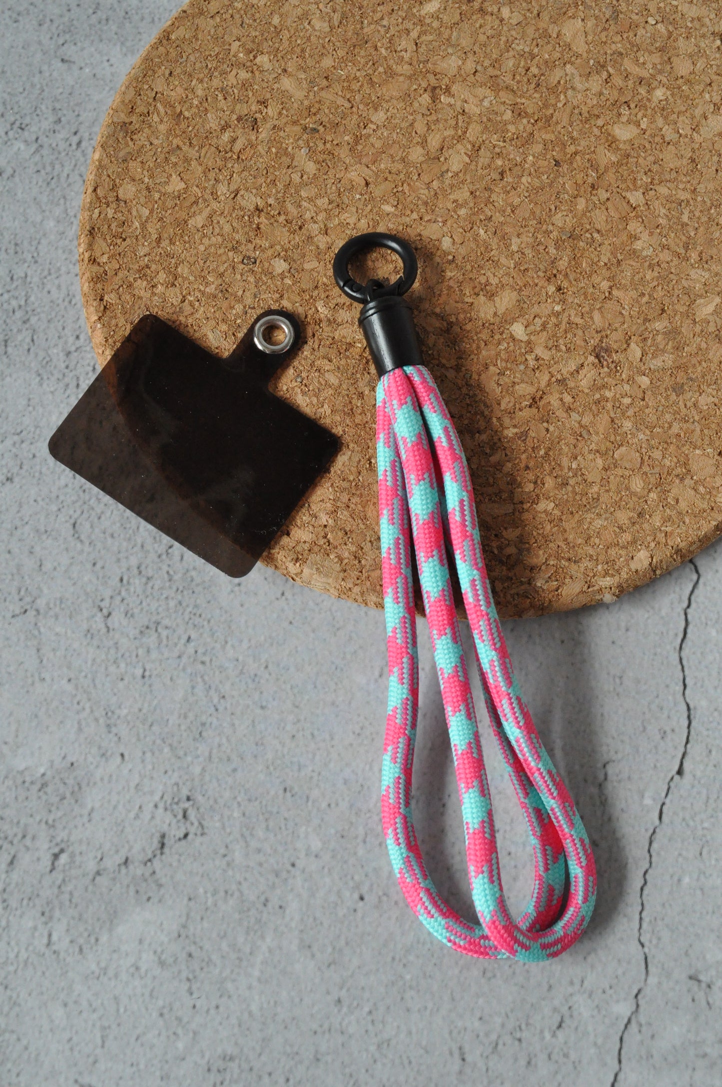 Pink & Green Cute Mobile Phone Strap