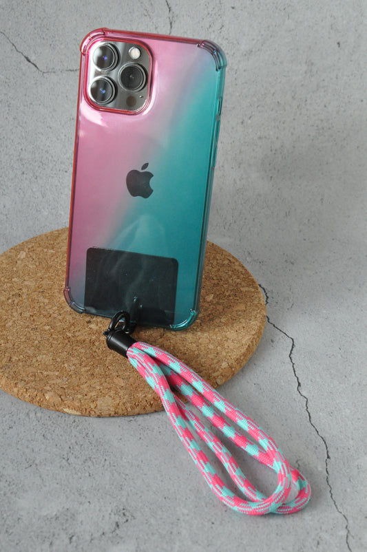 Pink & Green Cute Mobile Phone Strap