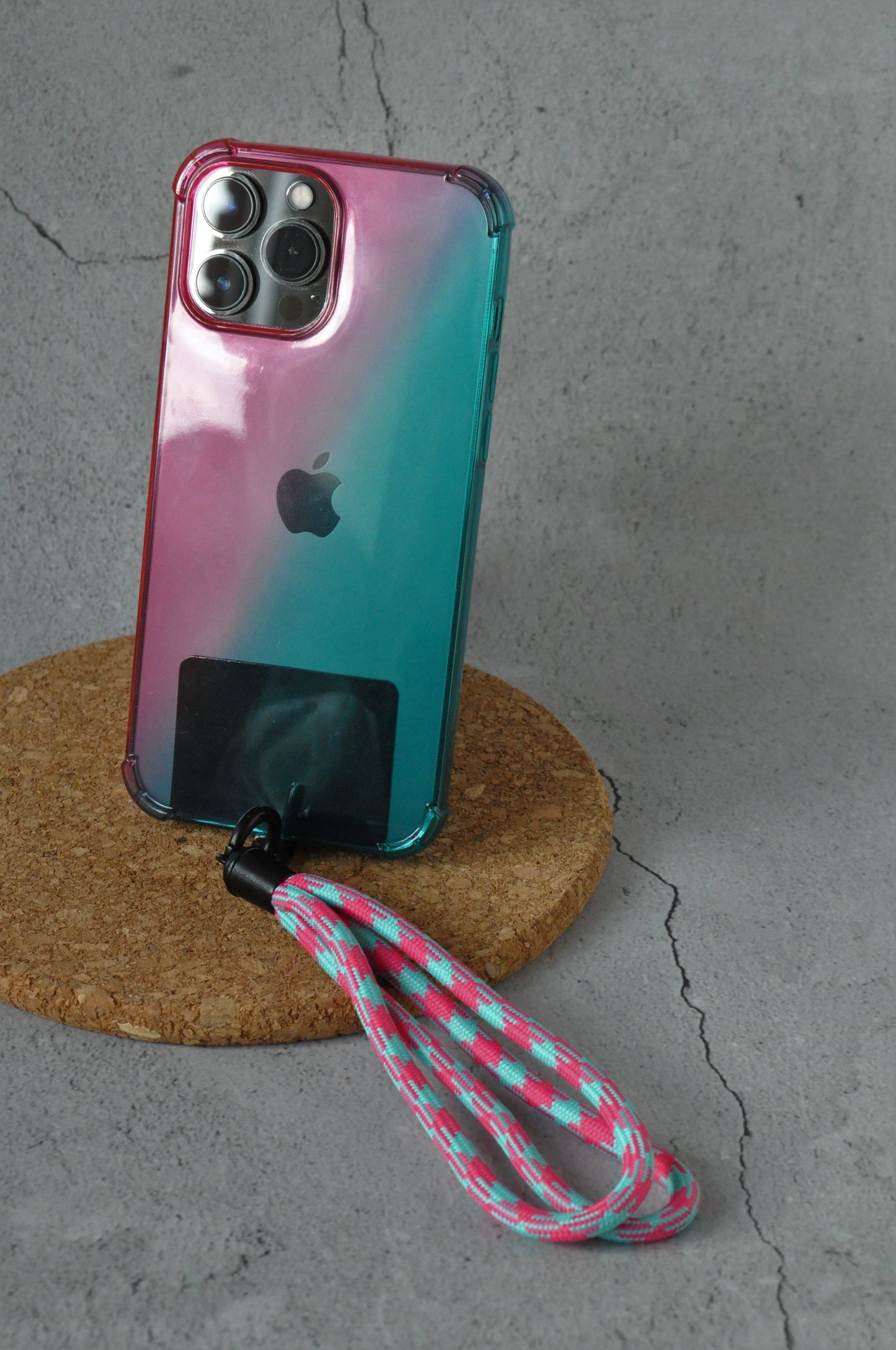 Pink & Green Cute Mobile Phone Strap