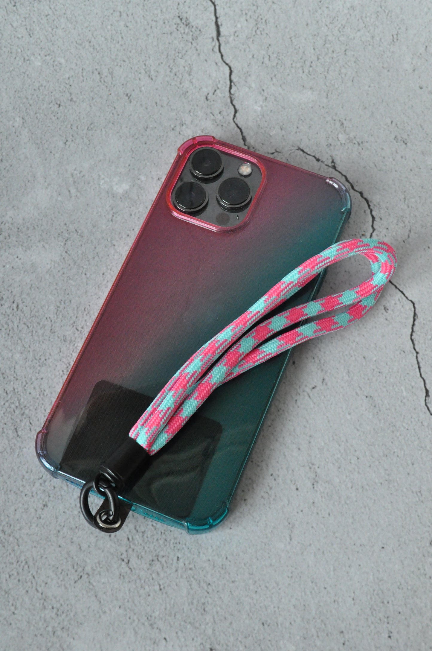 Pink & Green Cute Mobile Phone Strap