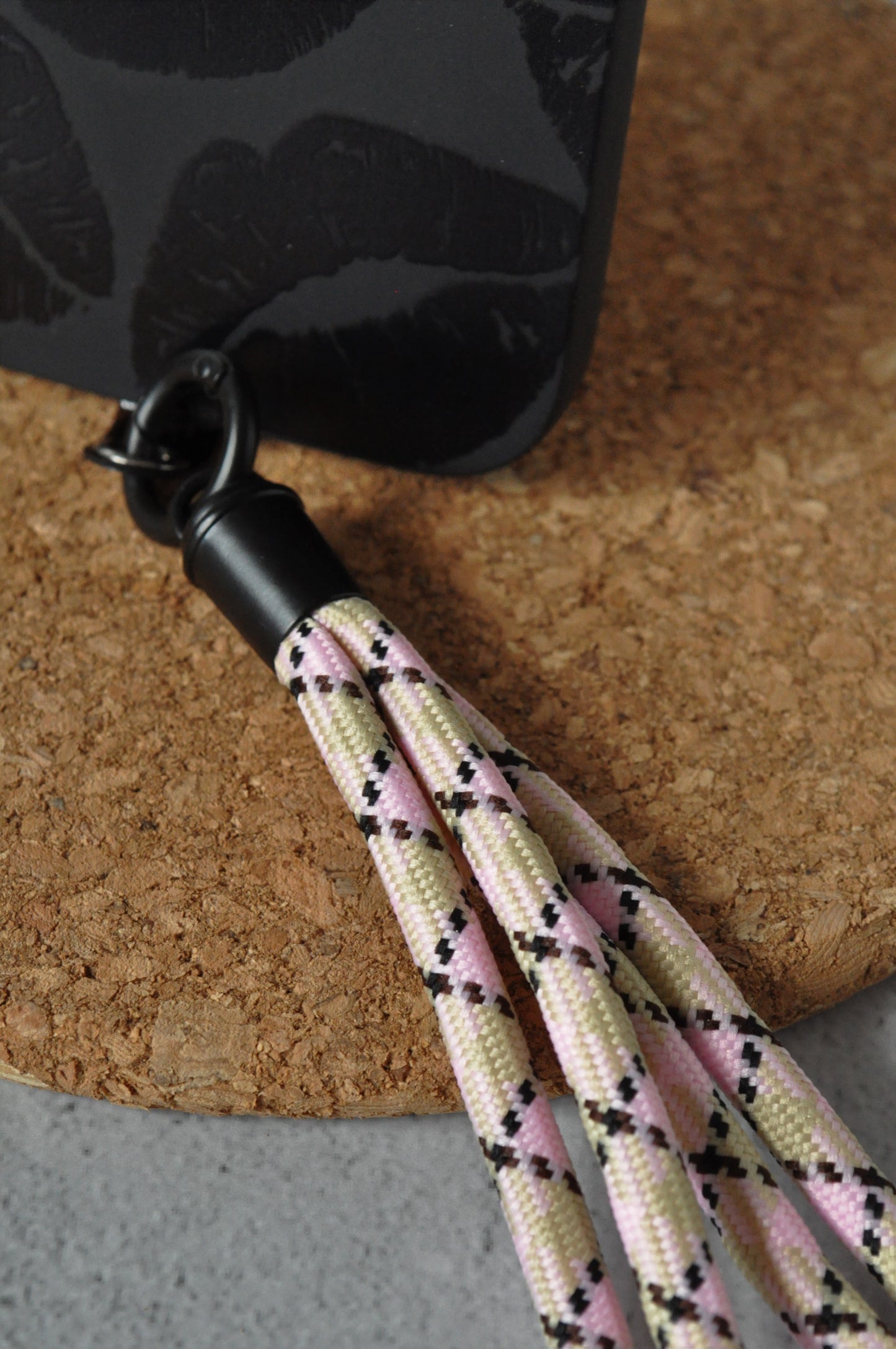 Pastel Pink Mobile Phone Strap