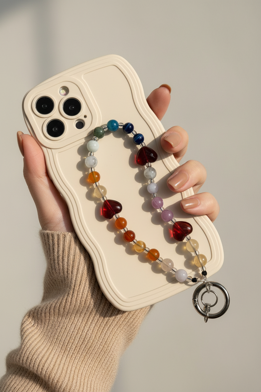 Custom Gemstone Phone Charm