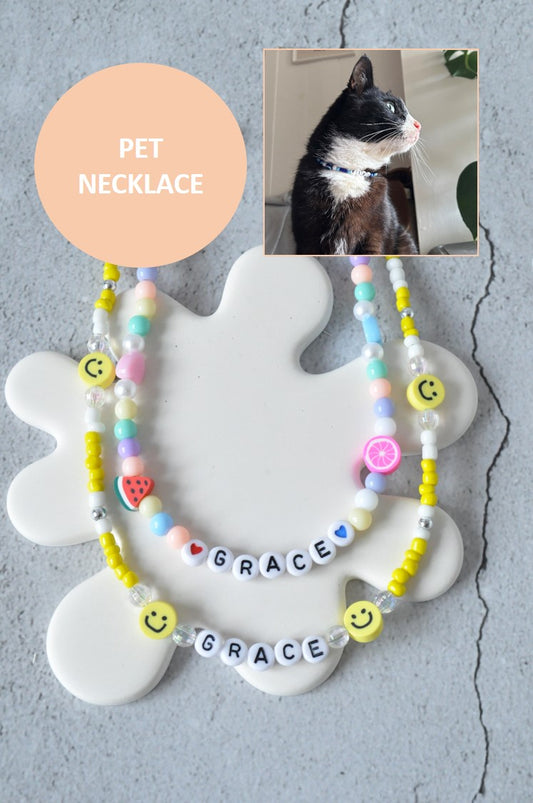 Custom Beaded Pet Necklace