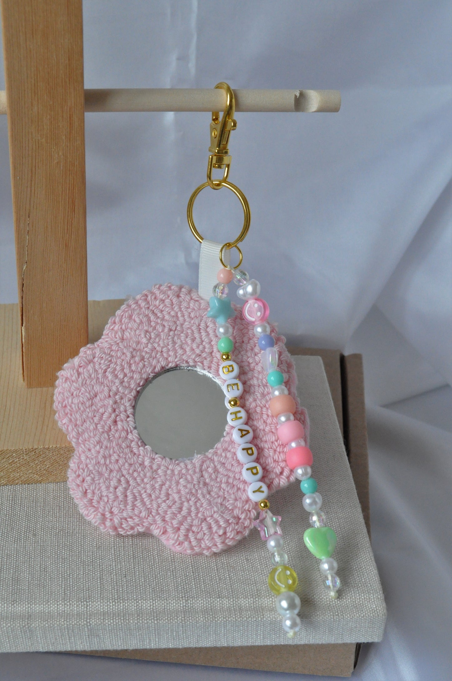 Tufted Daisy Bag Charm