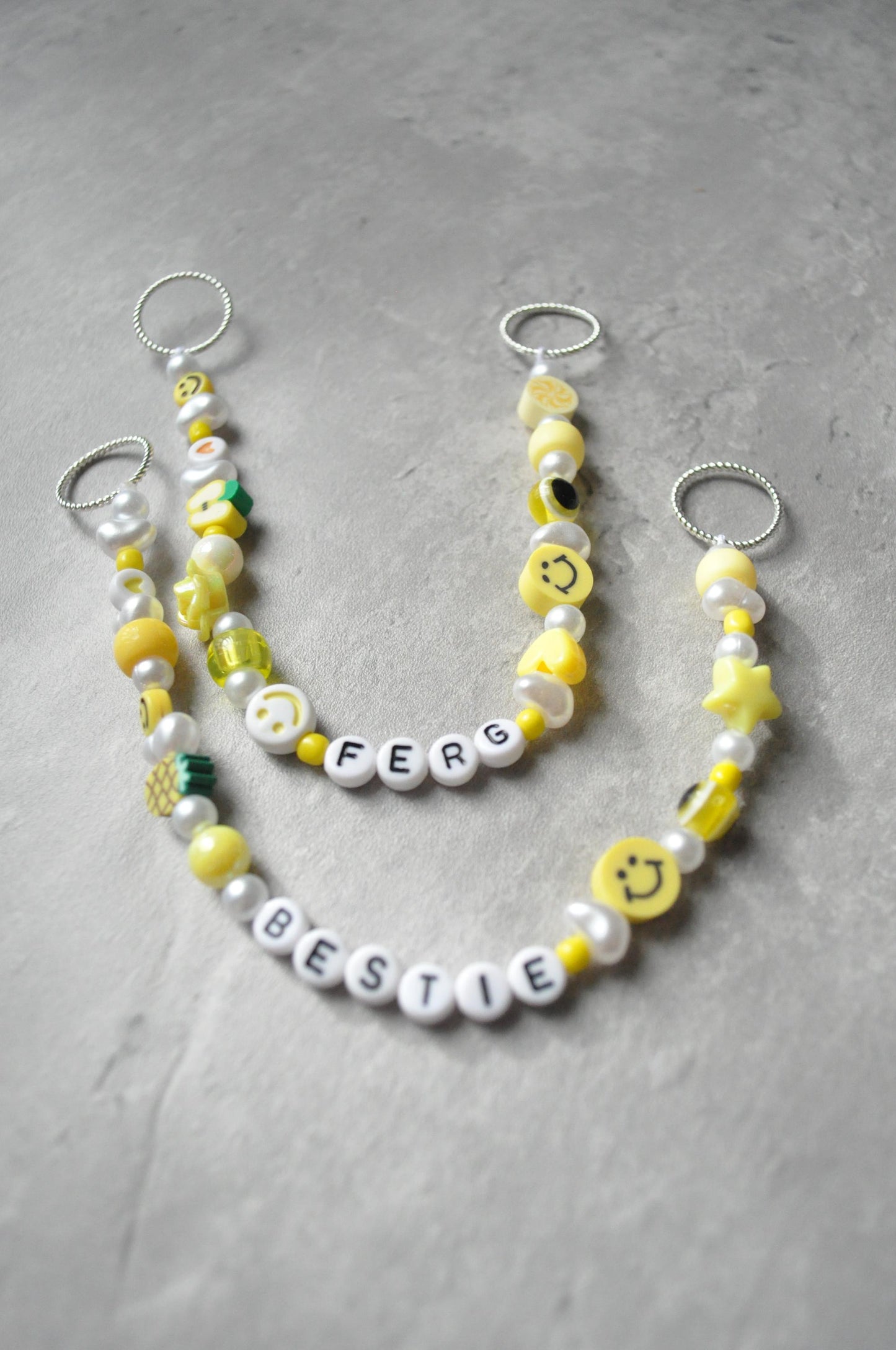 Personalised Beaded Clogs Charm