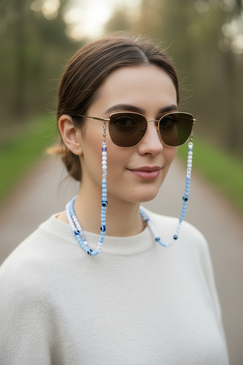 Evil Eye Glasses Chain
