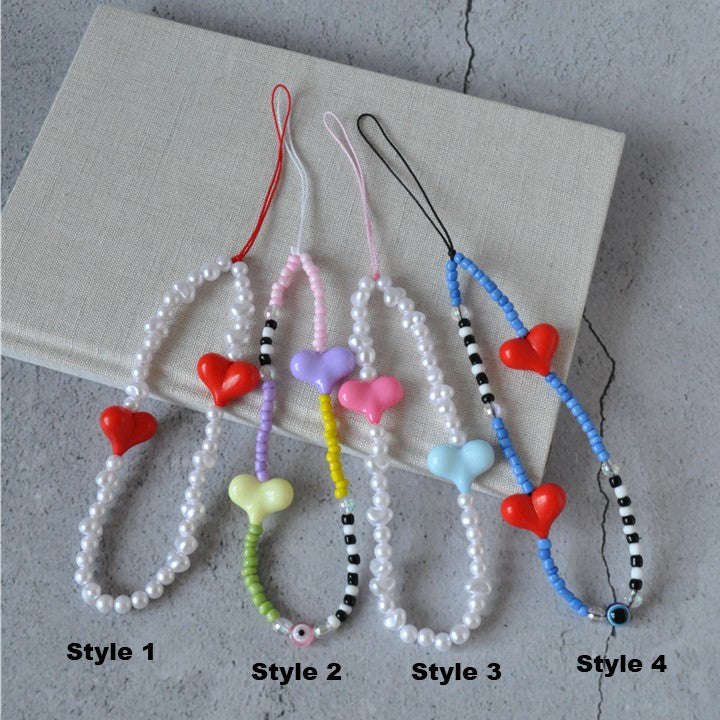 Chunky Heart Phone Charm