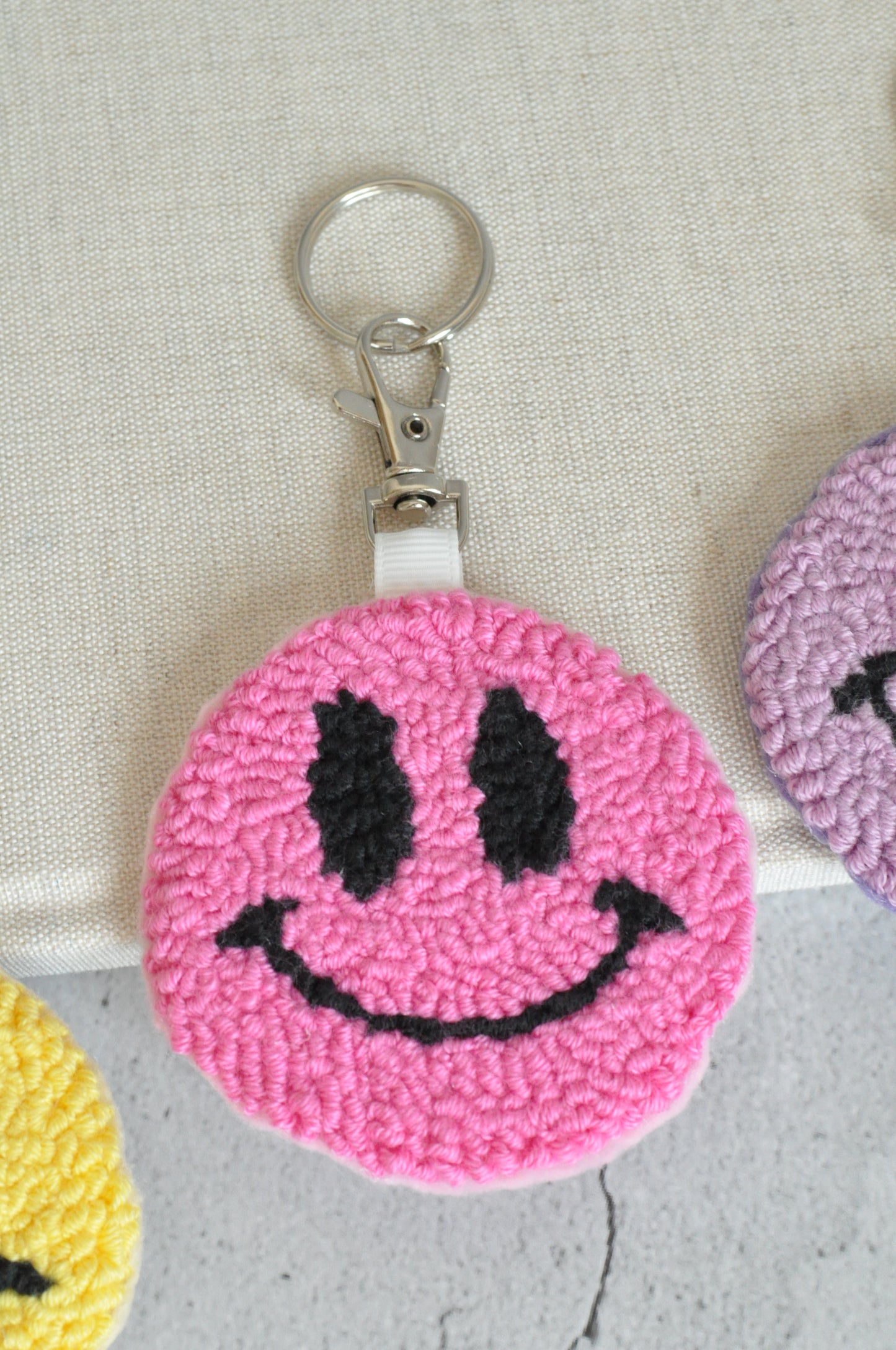 Emoji Face Bag Charms