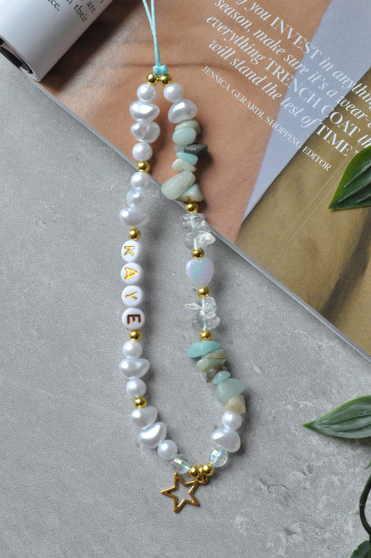 Amazonite Gemstone Phone Charm