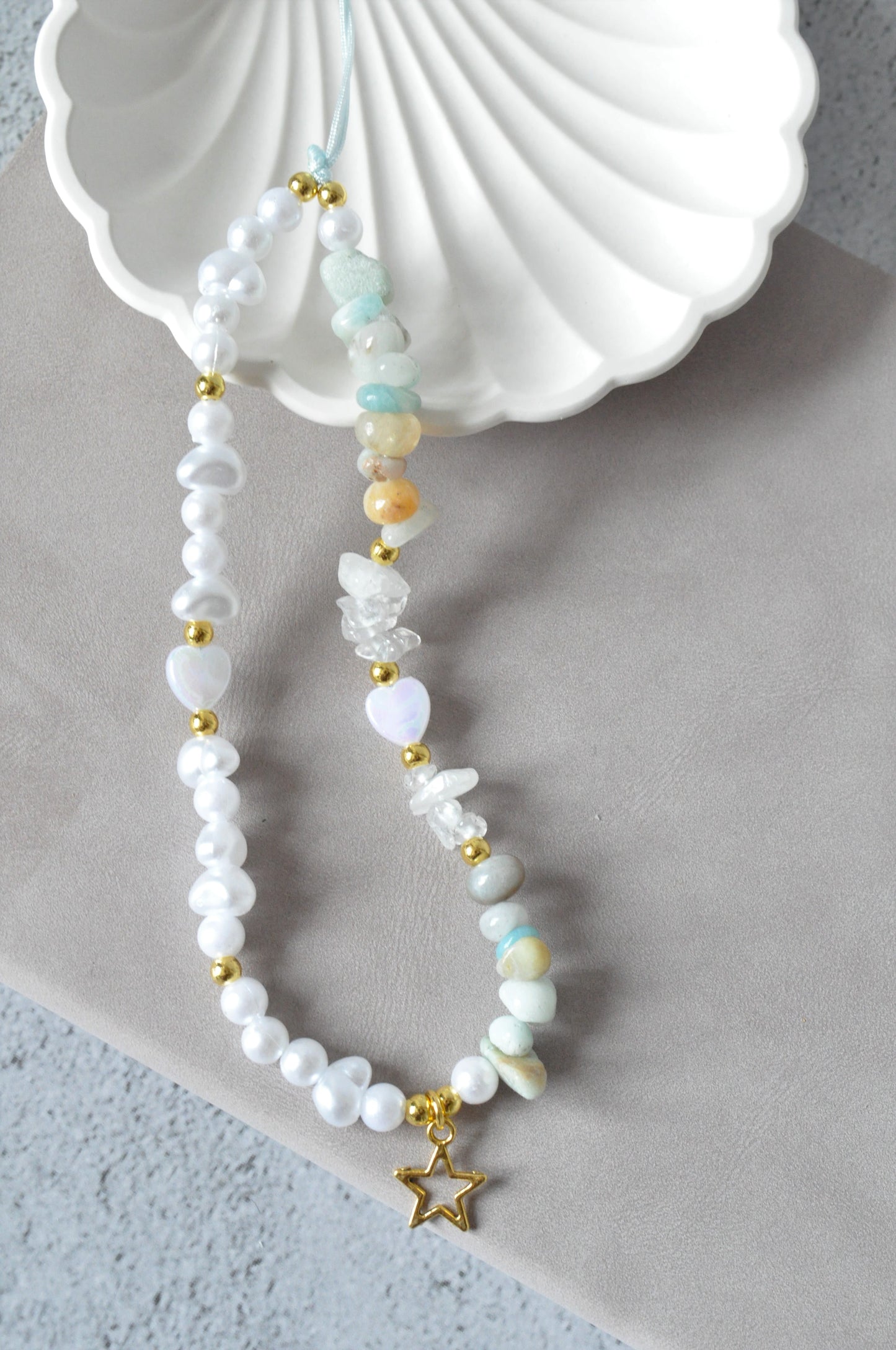 Amazonite Gemstone Phone Charm