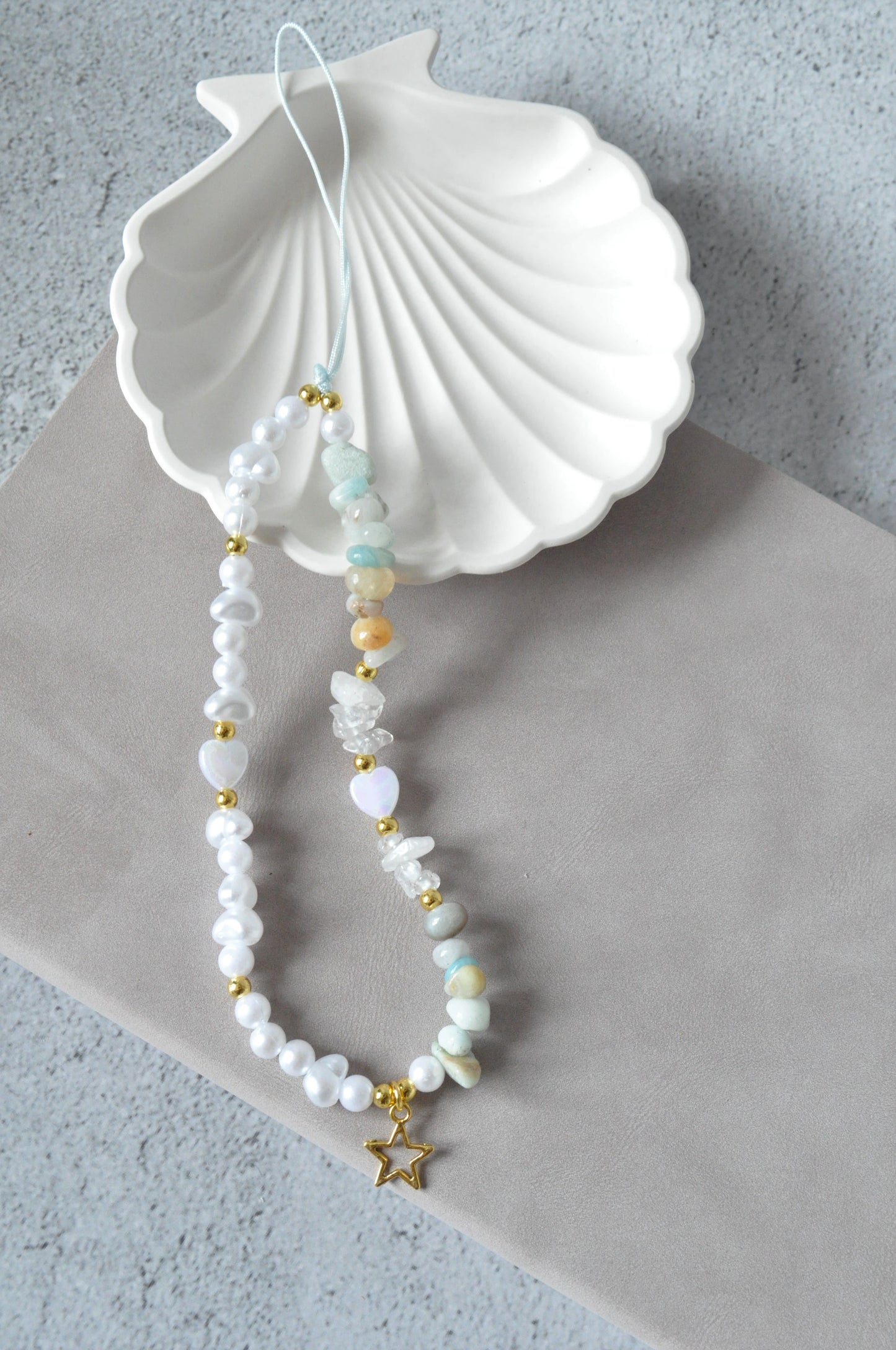 Amazonite Gemstone Phone Charm