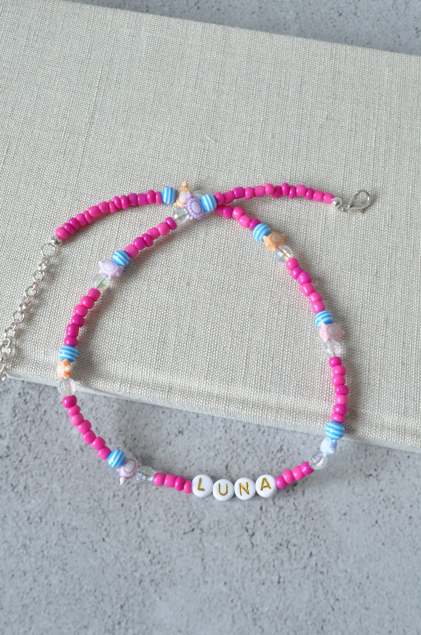 Custom Beaded Pet Necklace