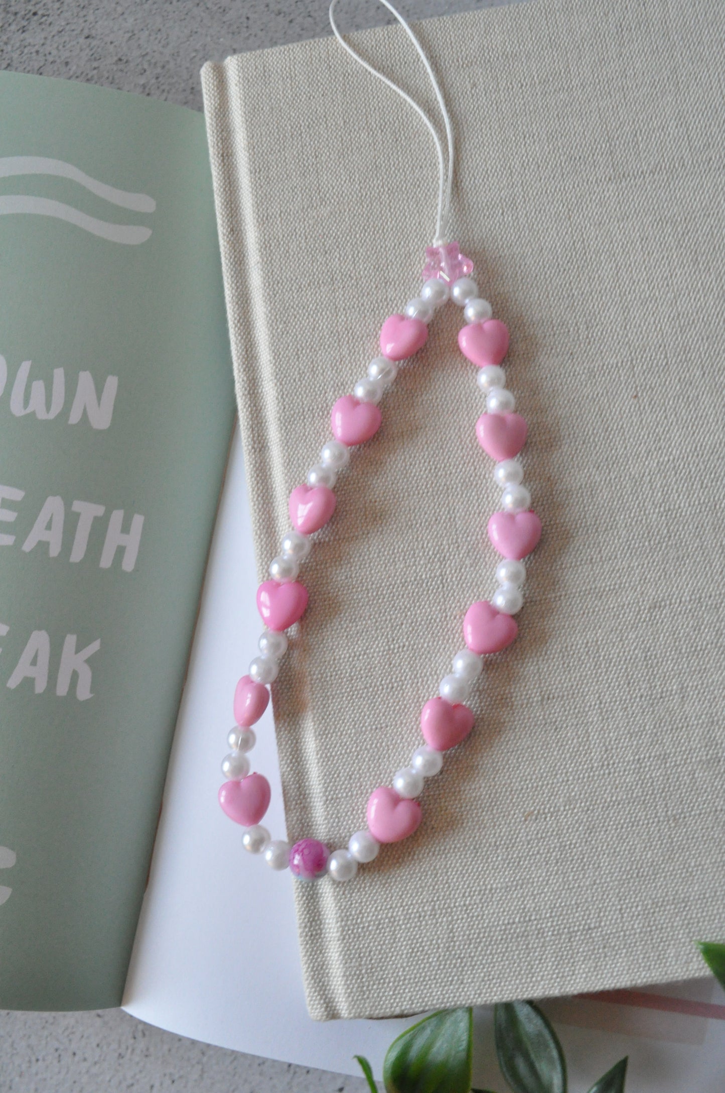 Romantic Heart Phone Charm