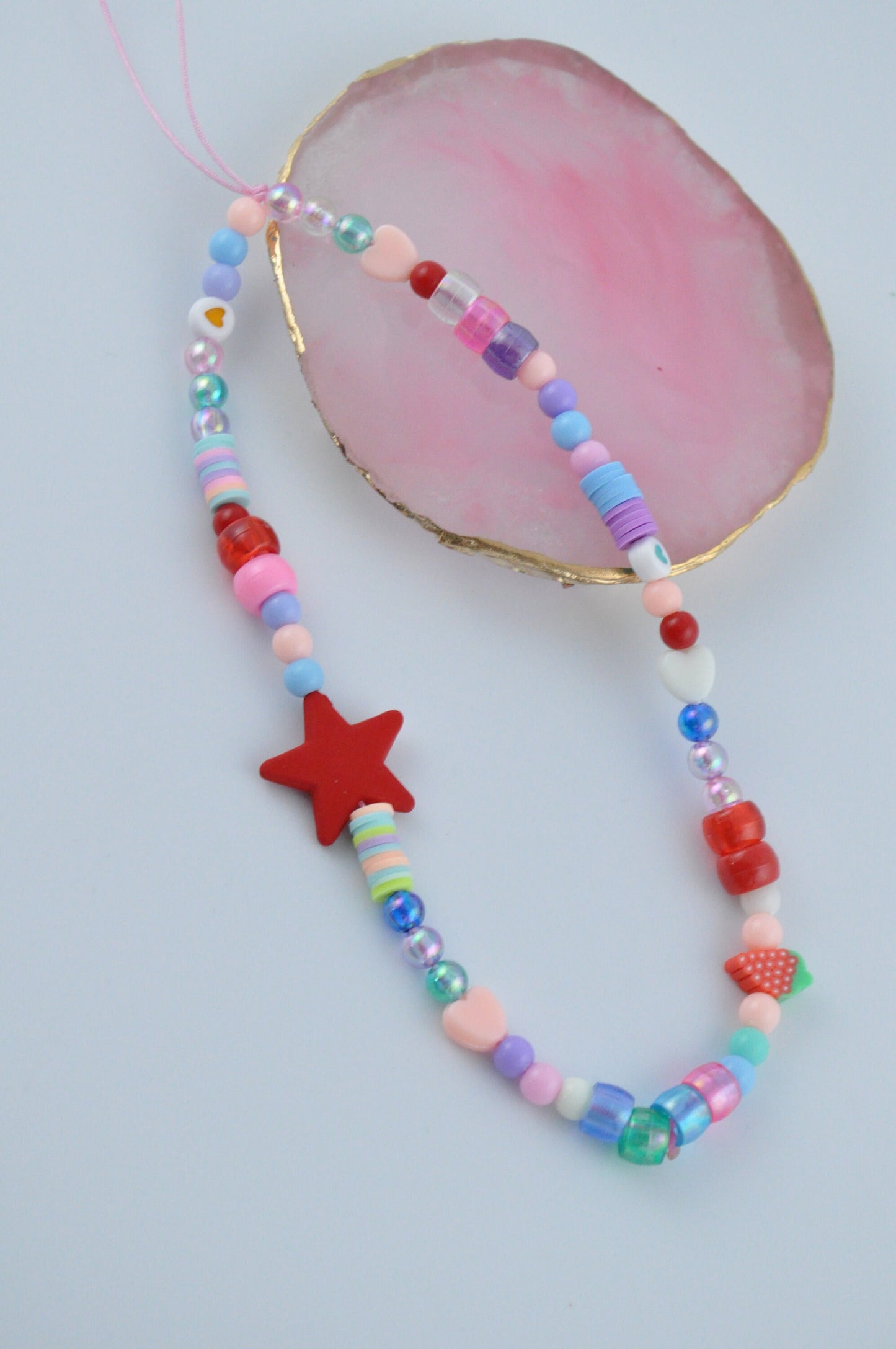 Star Bead Phone Charm