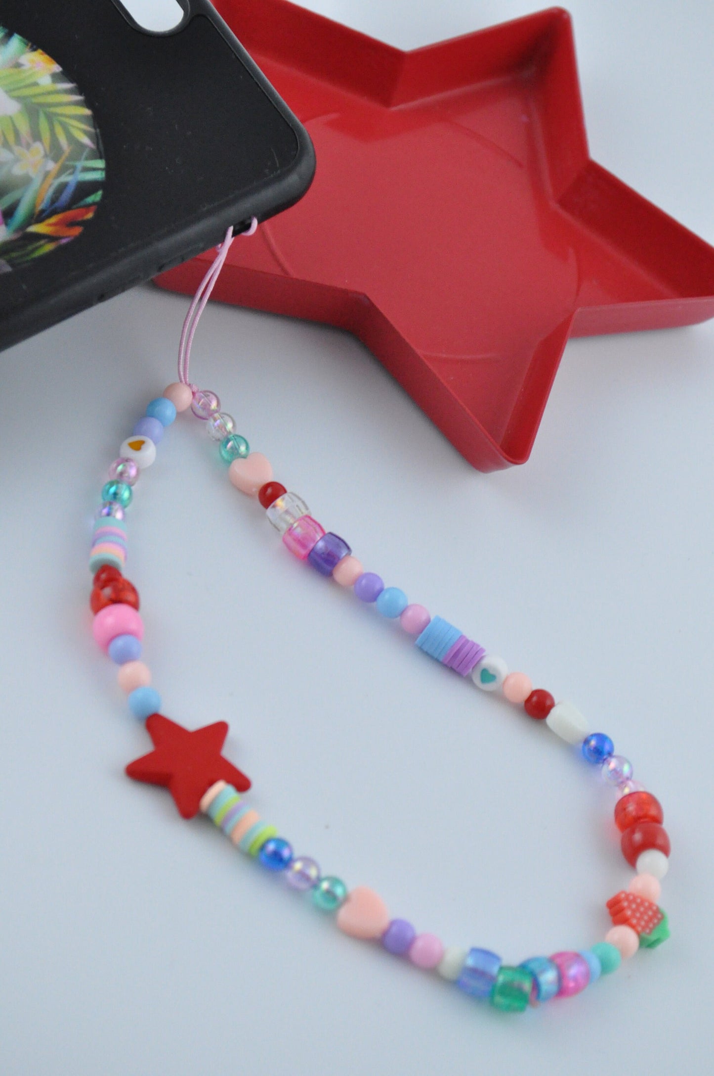 Star Bead Phone Charm