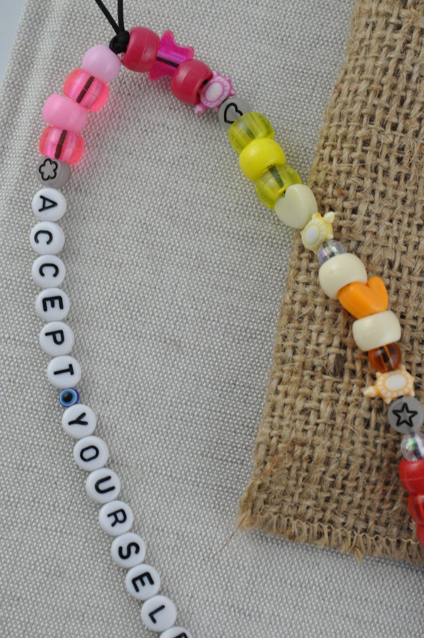 Y2K Rainbow Phone Charm Strap