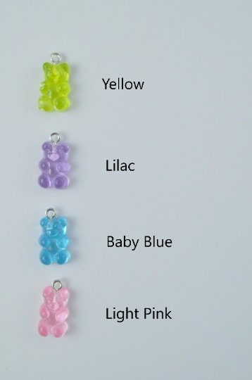 Pastel Gummy Bear Phone Charm