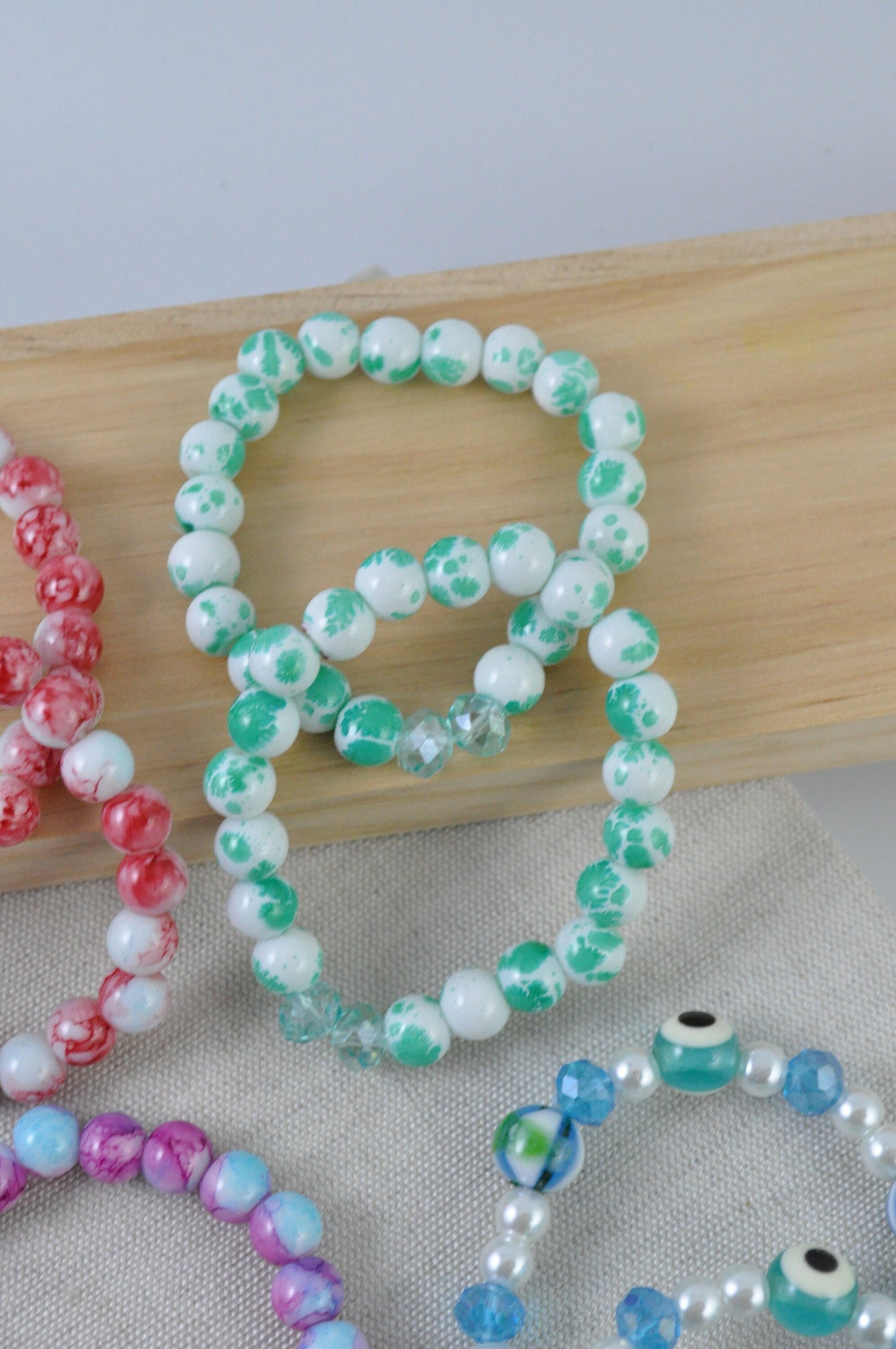 Marble Bead  Bracelet