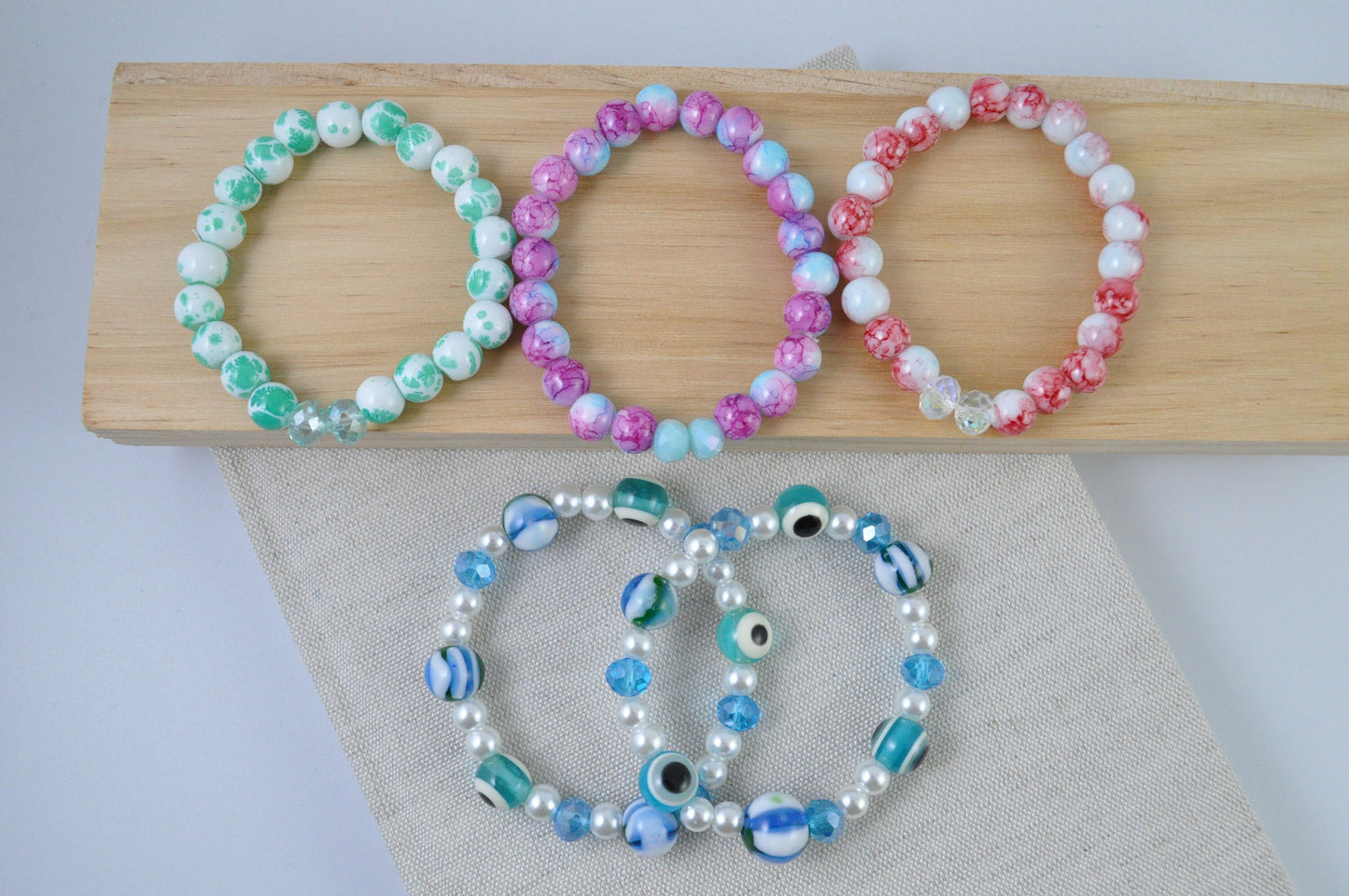 Marble Bead  Bracelet