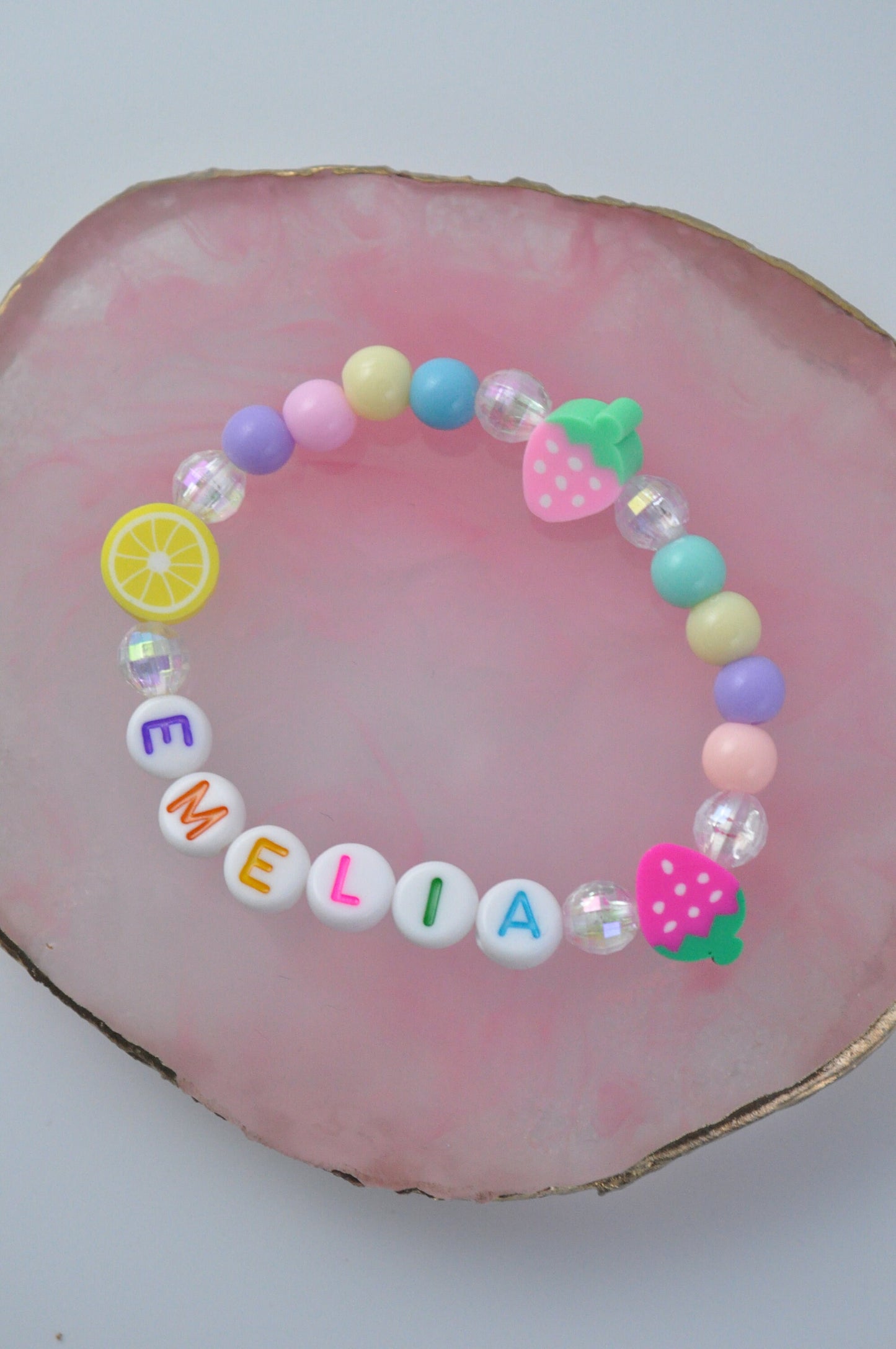 Fruit Salad Bead Bracelet