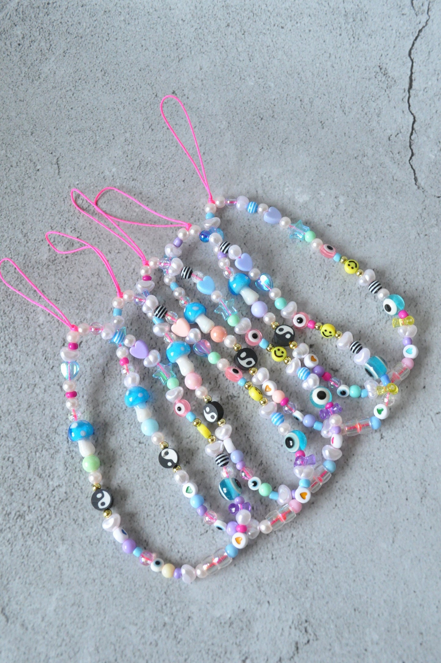 Cute Shroom Personalised Phone Strap
