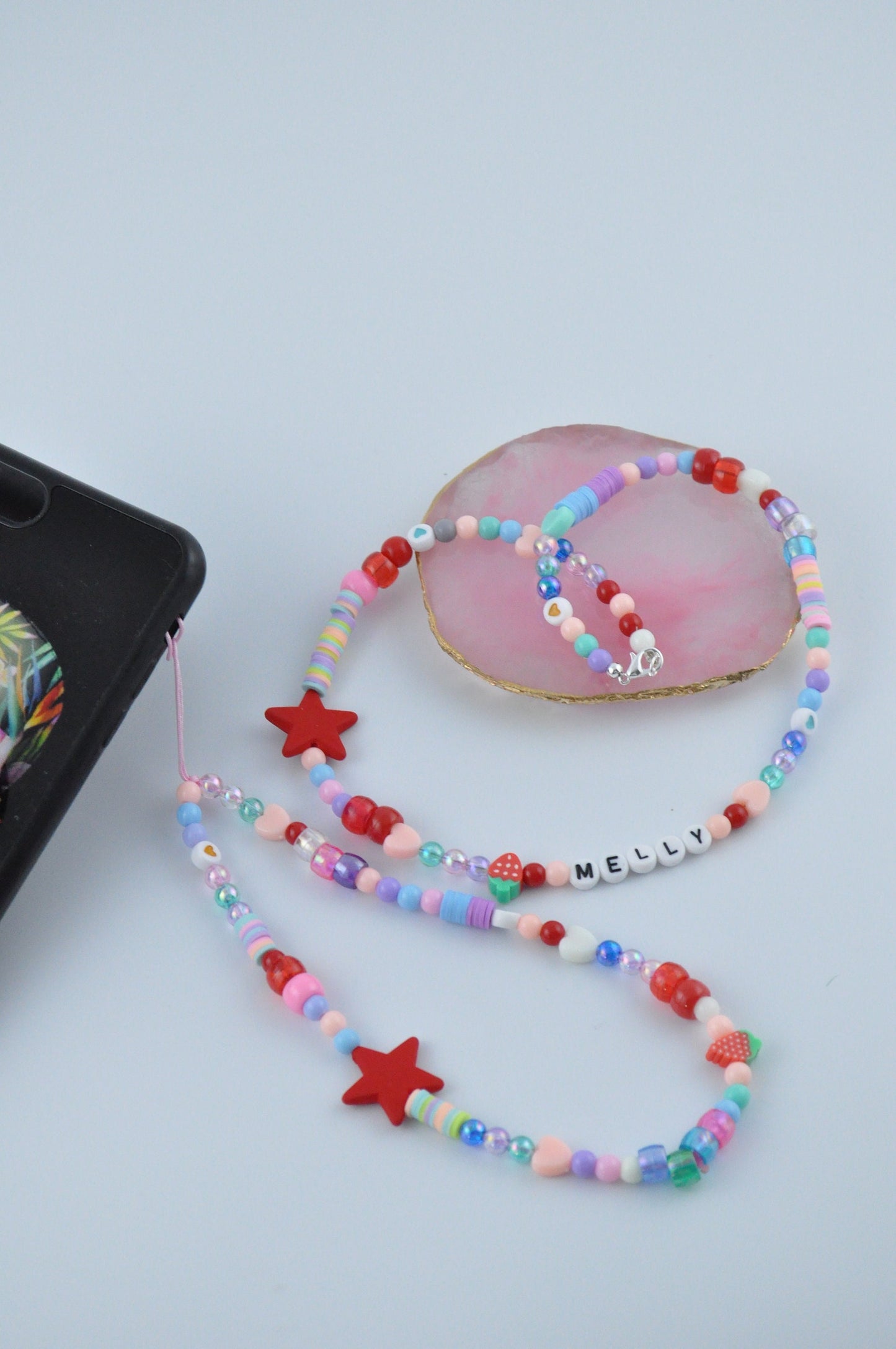 Star Bead Phone Charm