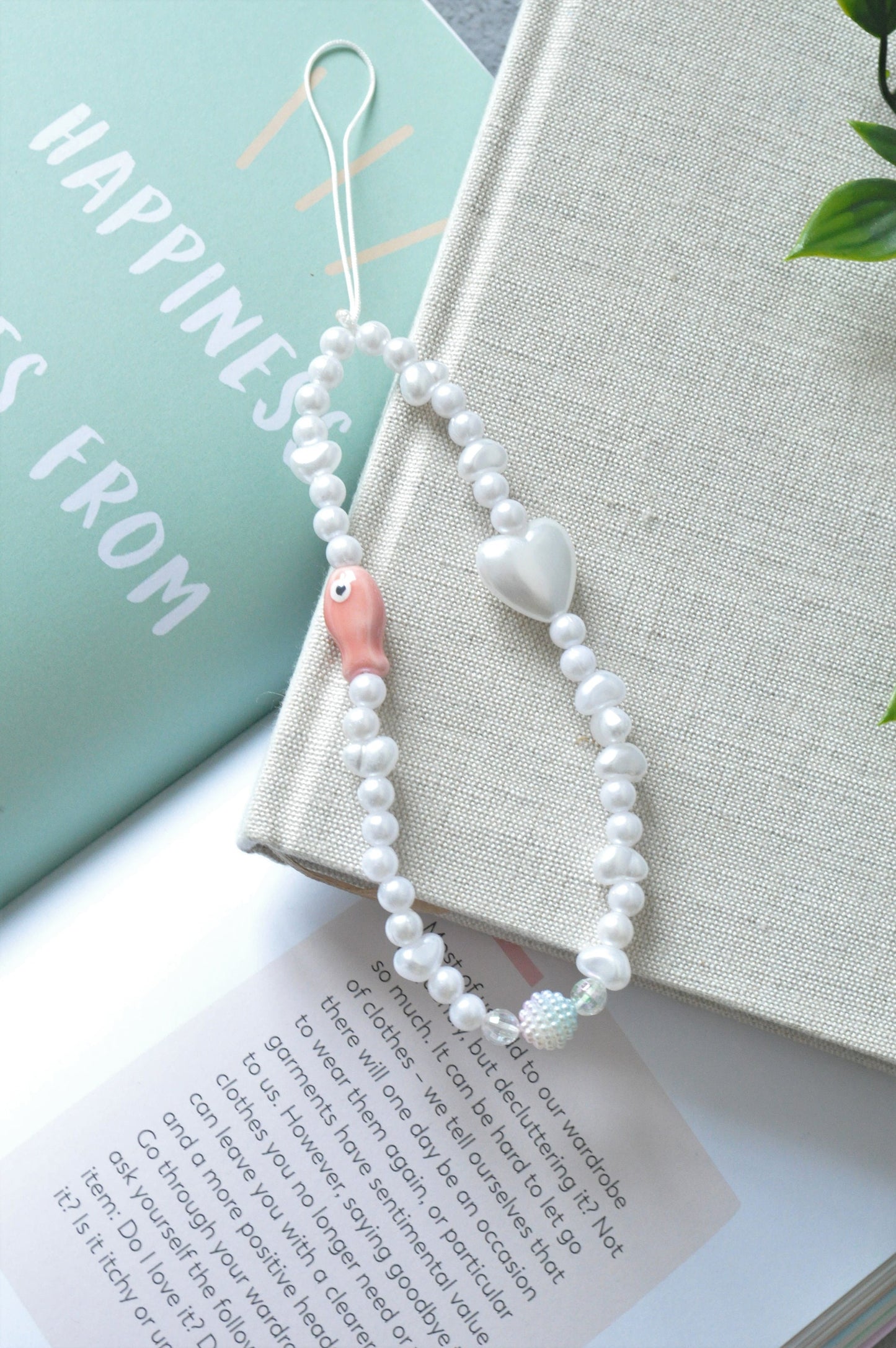 Ceramic Fish Phone Charm
