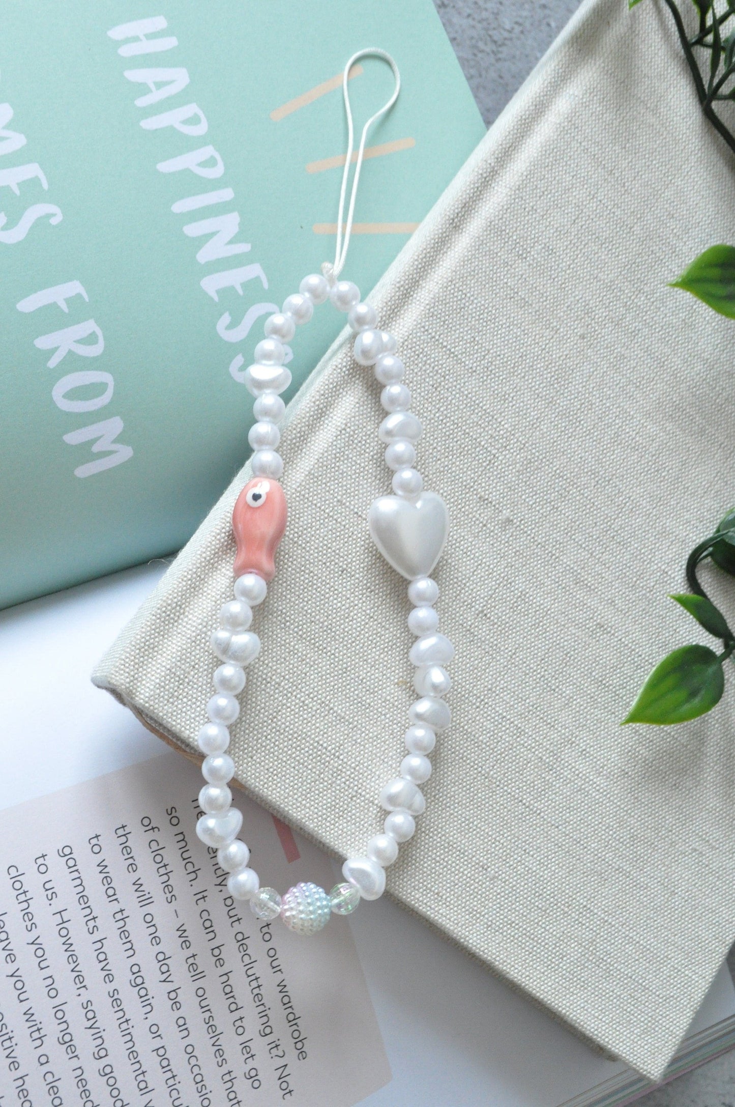 Ceramic Fish Phone Charm