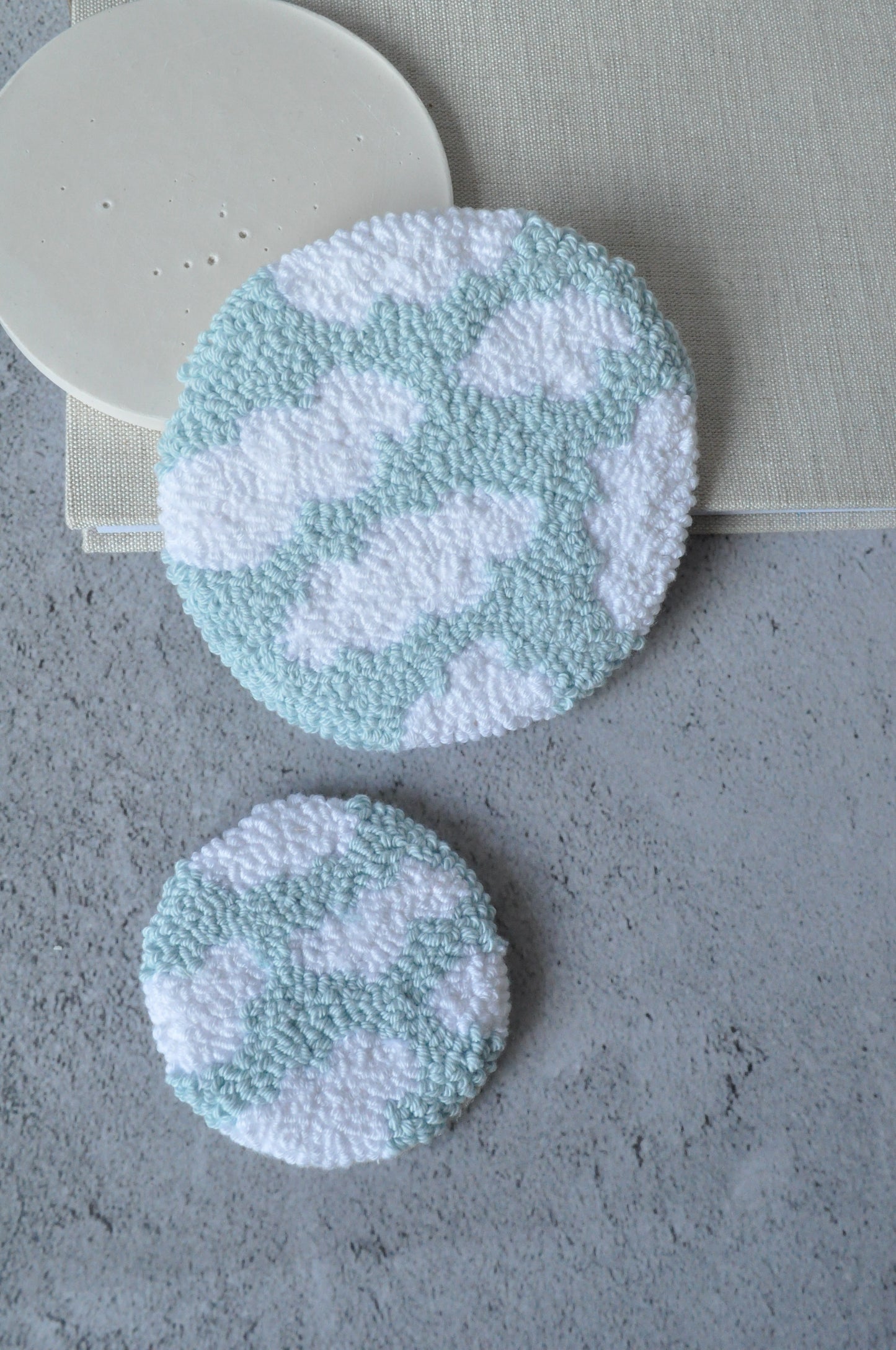 Aesthetic Punch Needle Coaster