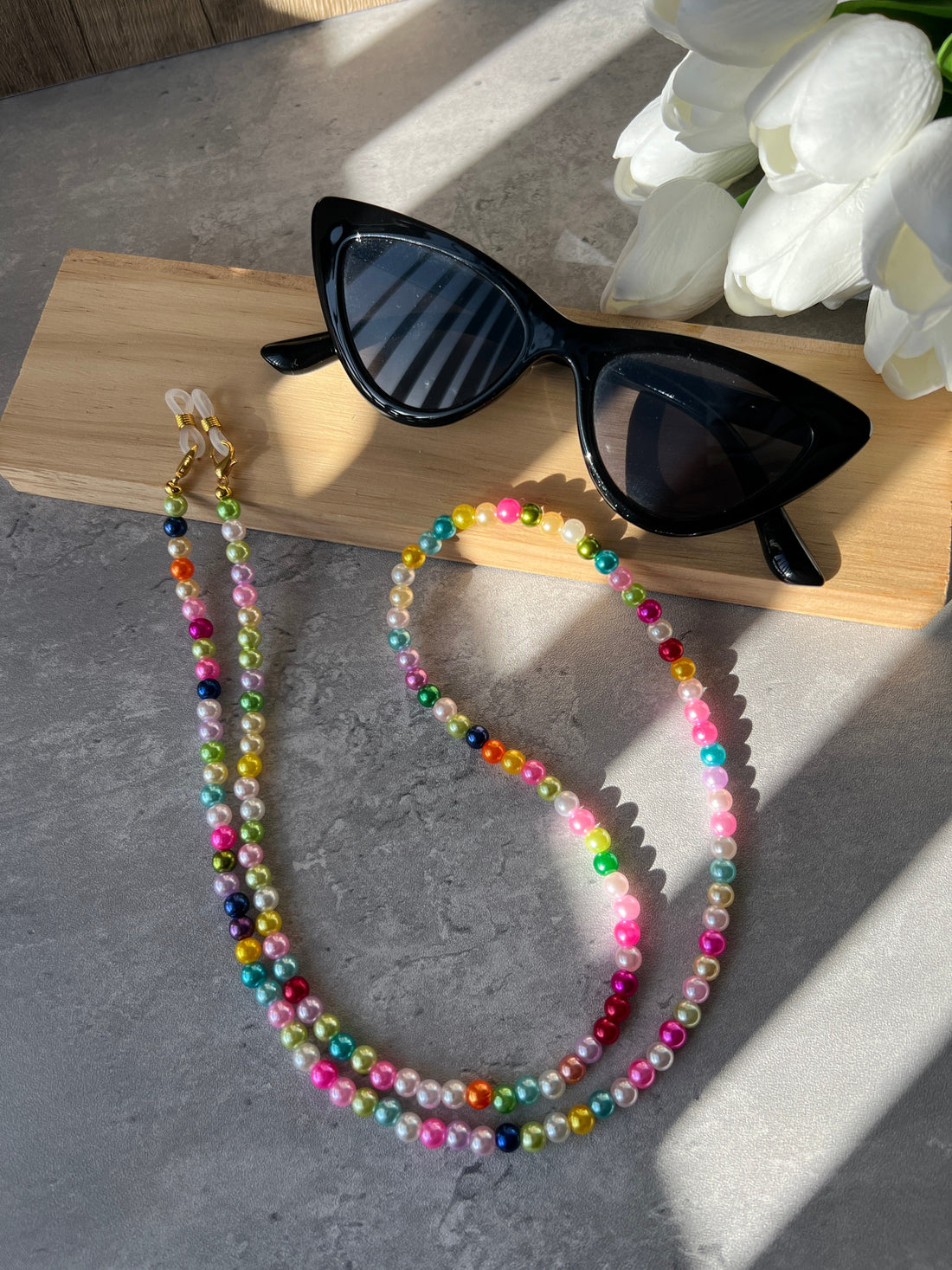 Personalised Beaded Glasses Chains
