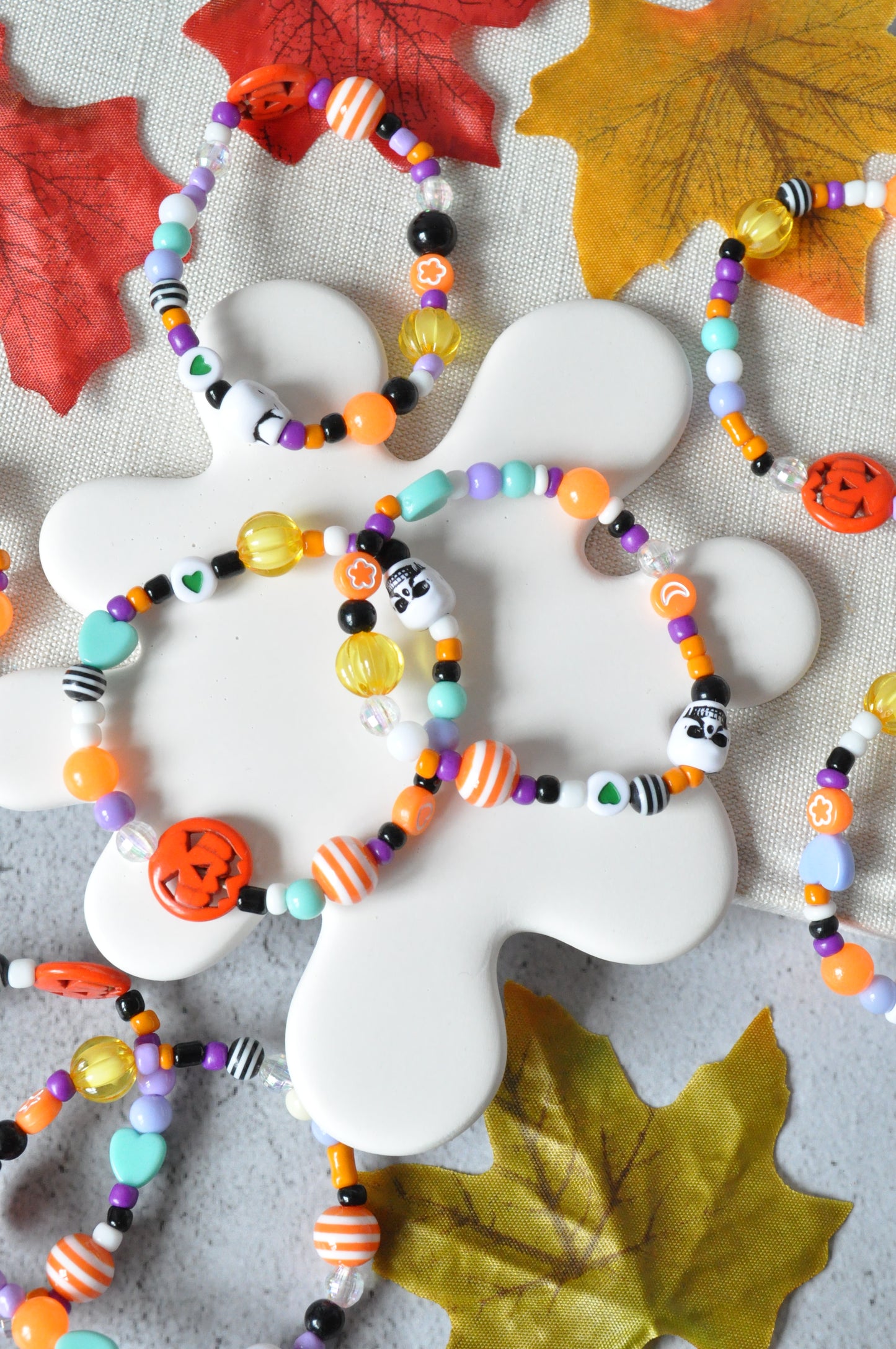 Spook-tacular Halloween Bracelet